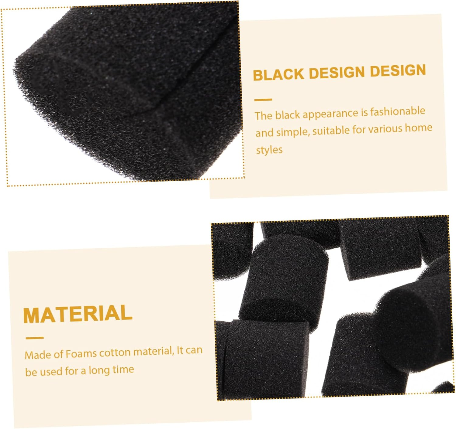 MERRYHAPY 100Pcs Hydroponic Sponge Blocks for Plant Growing Supplies Indoor Seedling Starter Hydroponic Gardening Tool Black Soilless Planting Cubes for Balcony and Greenhouse