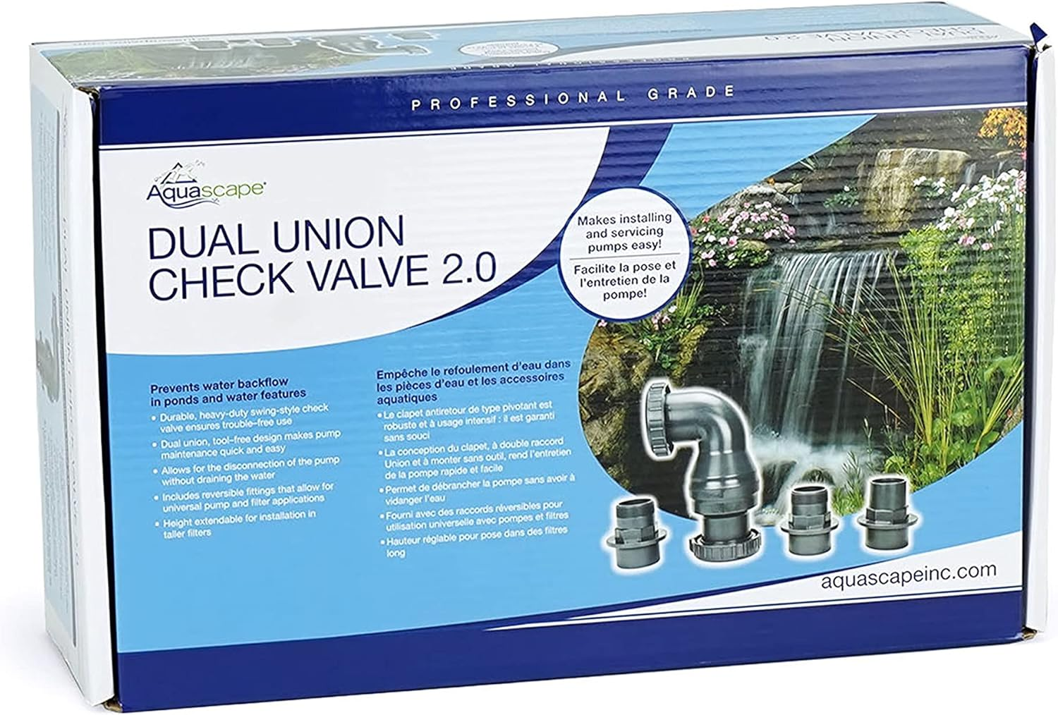Aquascape Dual Union Check Valve 2.0