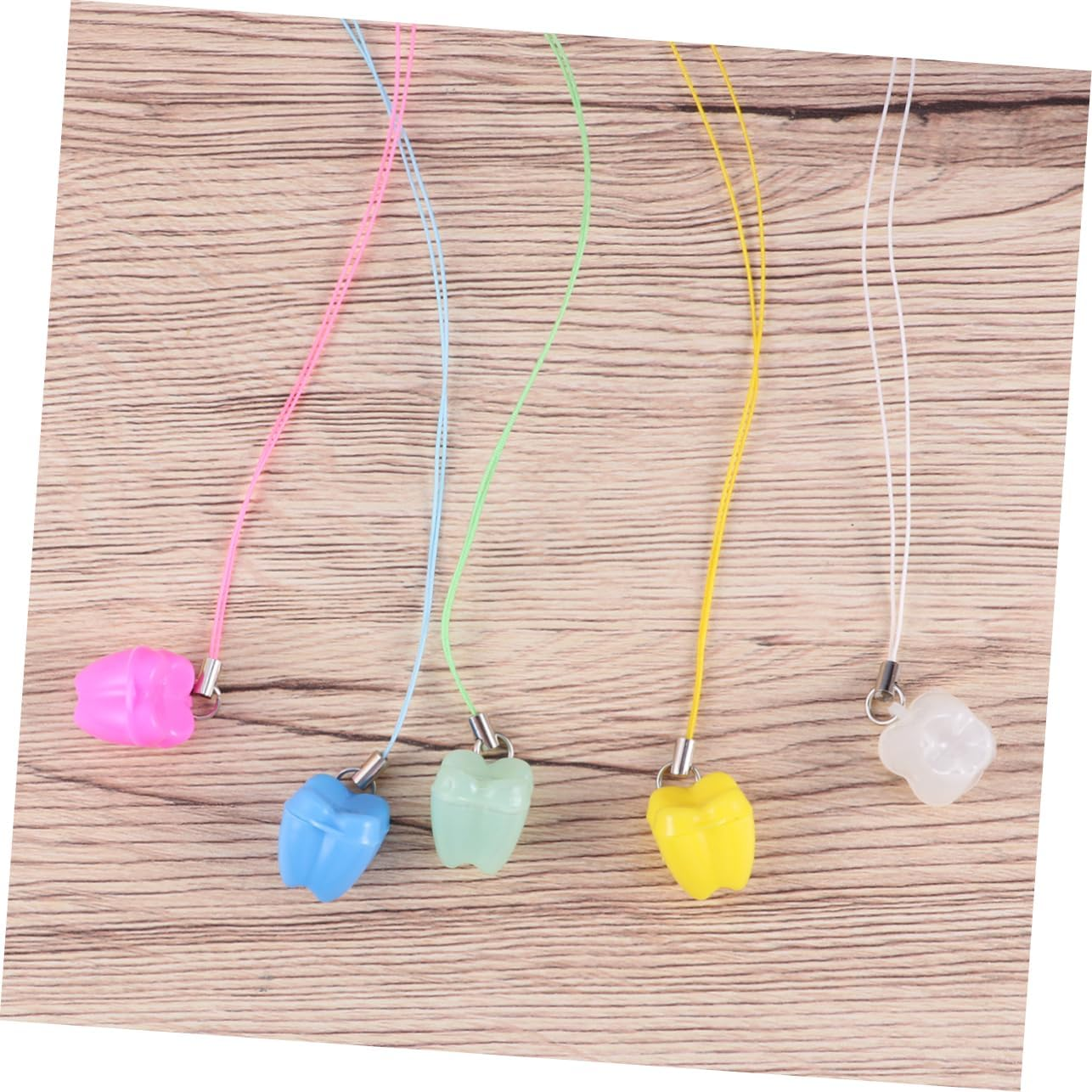 5Pcs Teeth Storage Box Keepsake Box for Christmas Birthday Milk Tooth Retainer Case image number 3