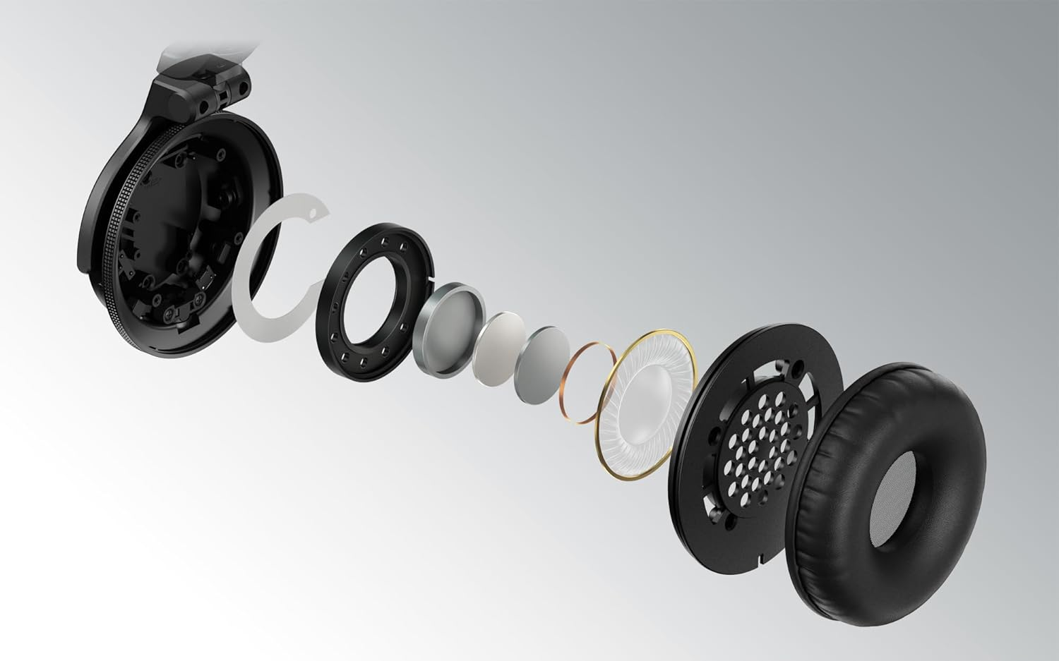 Pioneer DJ HDJ-CUE1BT-R, DJ Headphones with Bluetooth, Red image number 1