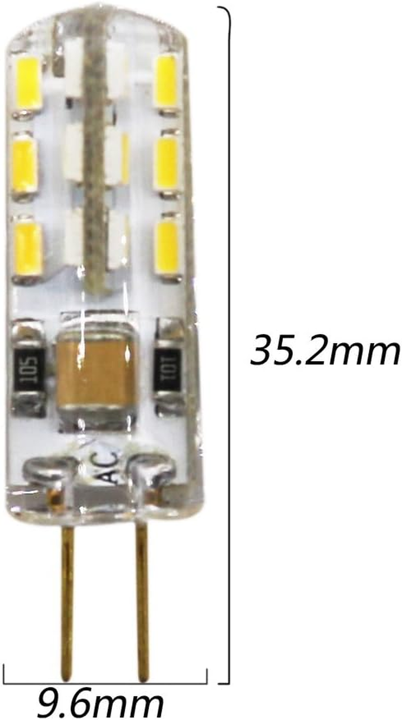 &reg;, 5 X G4 LED Light Bulbs 1.5 Watt AC 220-240 V Warm White 3000 K LED Bulbs 24 SMD 3014 Leds 360&deg; Beam Angle (220 V) Comfortable Anniversary image number 6