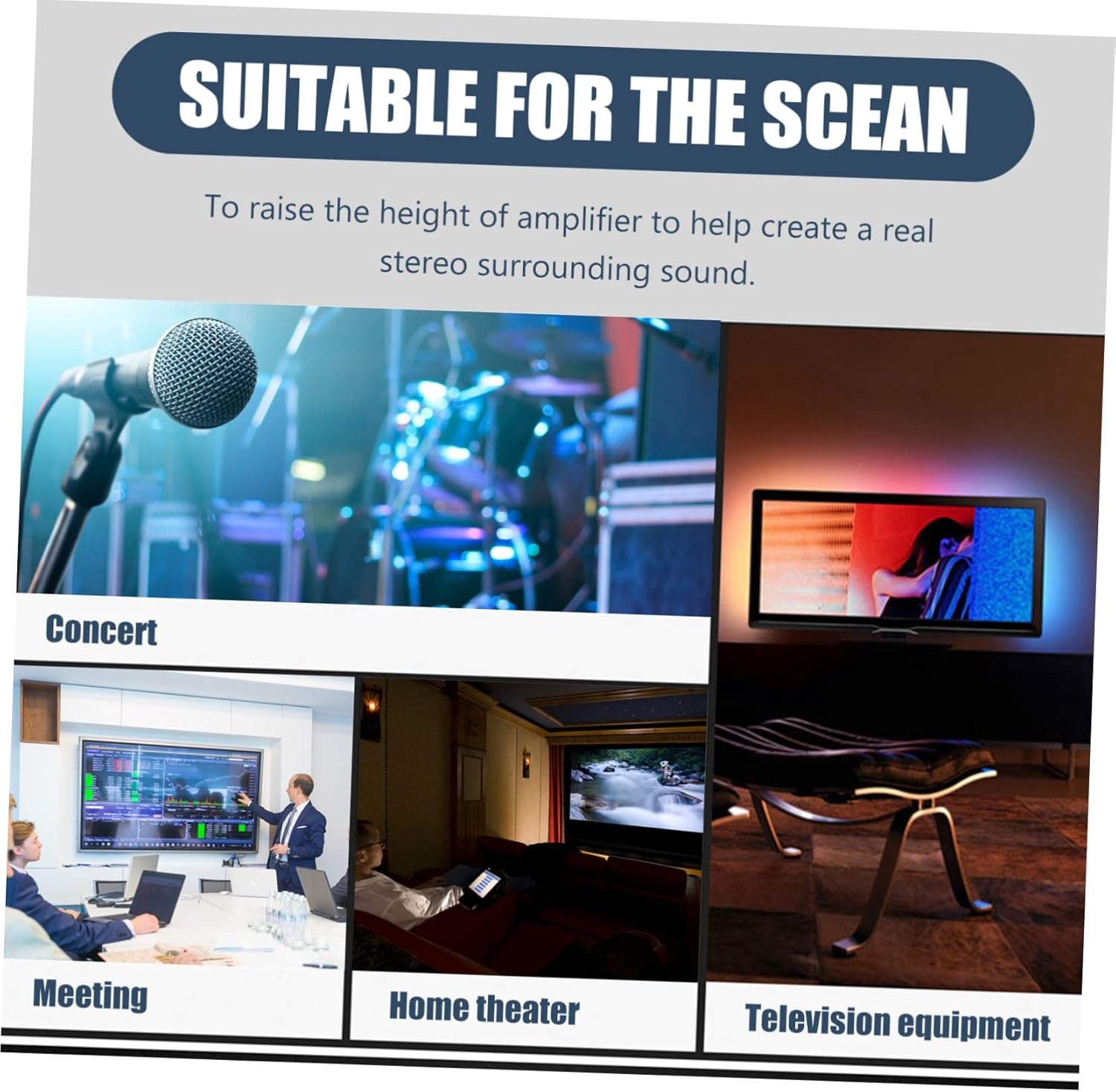 Gadpiparty anti Vibration Amplifier Feet Pads 2Pcs Small Silver Aluminum Alloy Speaker Isolation Base Pads for Hi-Fi Audio Amplifiers and Cd Players in Home Theater Systems image number 2