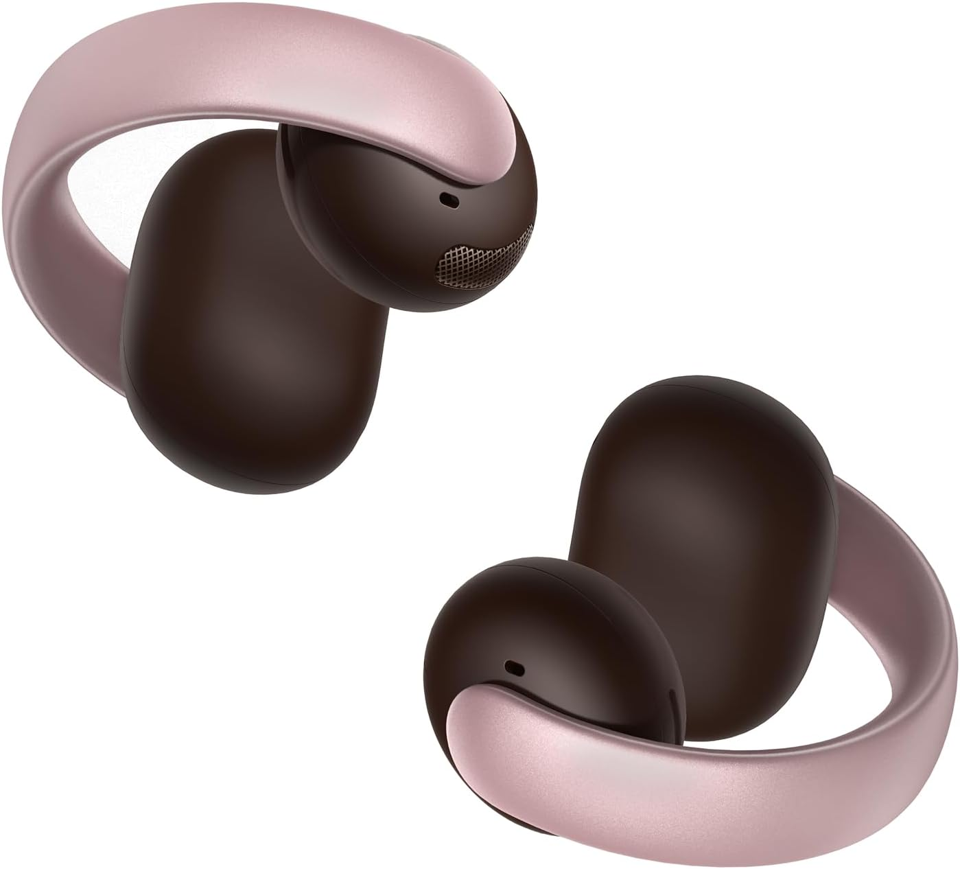 Soundcore Aeroclip by Anker, Open-Ear Earbuds, Clip-On Headphones, Adaptive Comfort, Clear Calls with 4 Mics and AI, Stable Fit, 12Mm Drivers for Powerful Bass, Hi-Res, Open-Ring Design