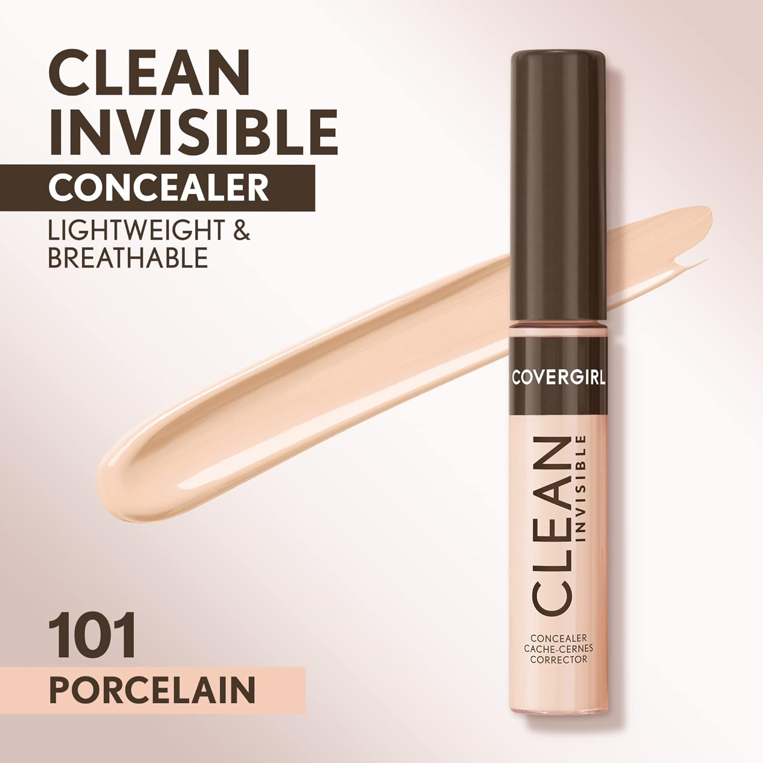 COVERGIRL Clean Invisible Concealer #101 Porcelain image number 4