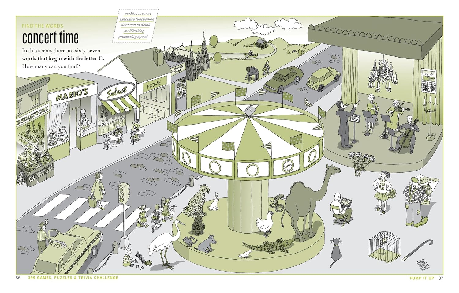 399 Games, Puzzles & Trivia Challenges Specially Designed to Keep Your Brain Young. image number 3