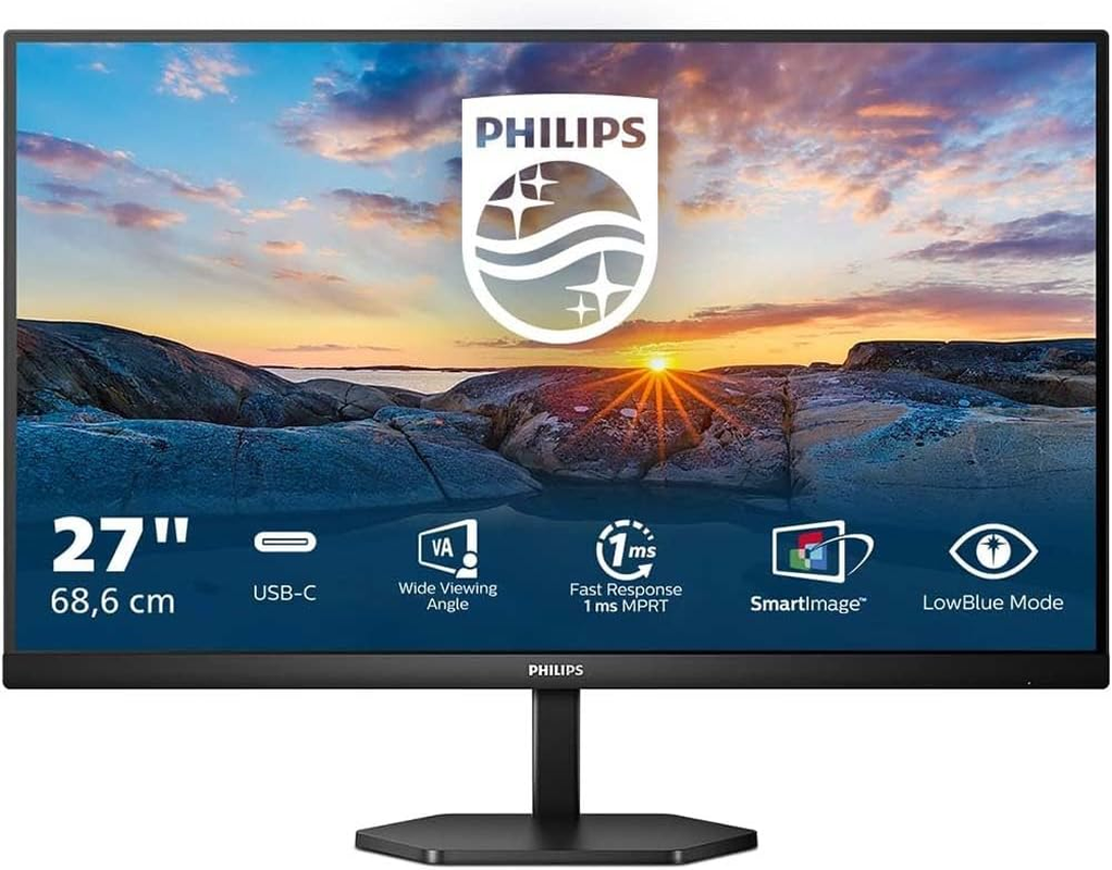 Philips 3000 Series 27E1N3300A 27In FHD 75Hz 1Ms Free Sync IPS Monitor image number 4