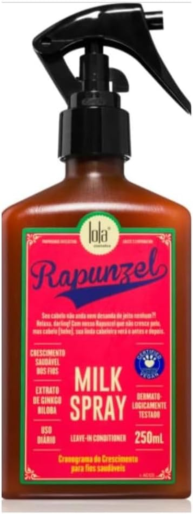 Linha Rapunzel Lola - Milk Spray 250 Ml - (Lola Collection) image number 5