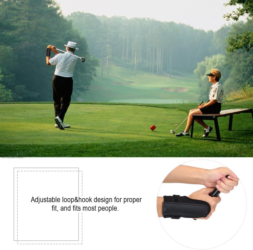 Golf Swing Training Aid Tactic, Golf Wrist Brace Band, Glove Golf Swing Train Aid Set Straight Practice Wrist Brace Trainer Corrector Golfer Accessory image number 5