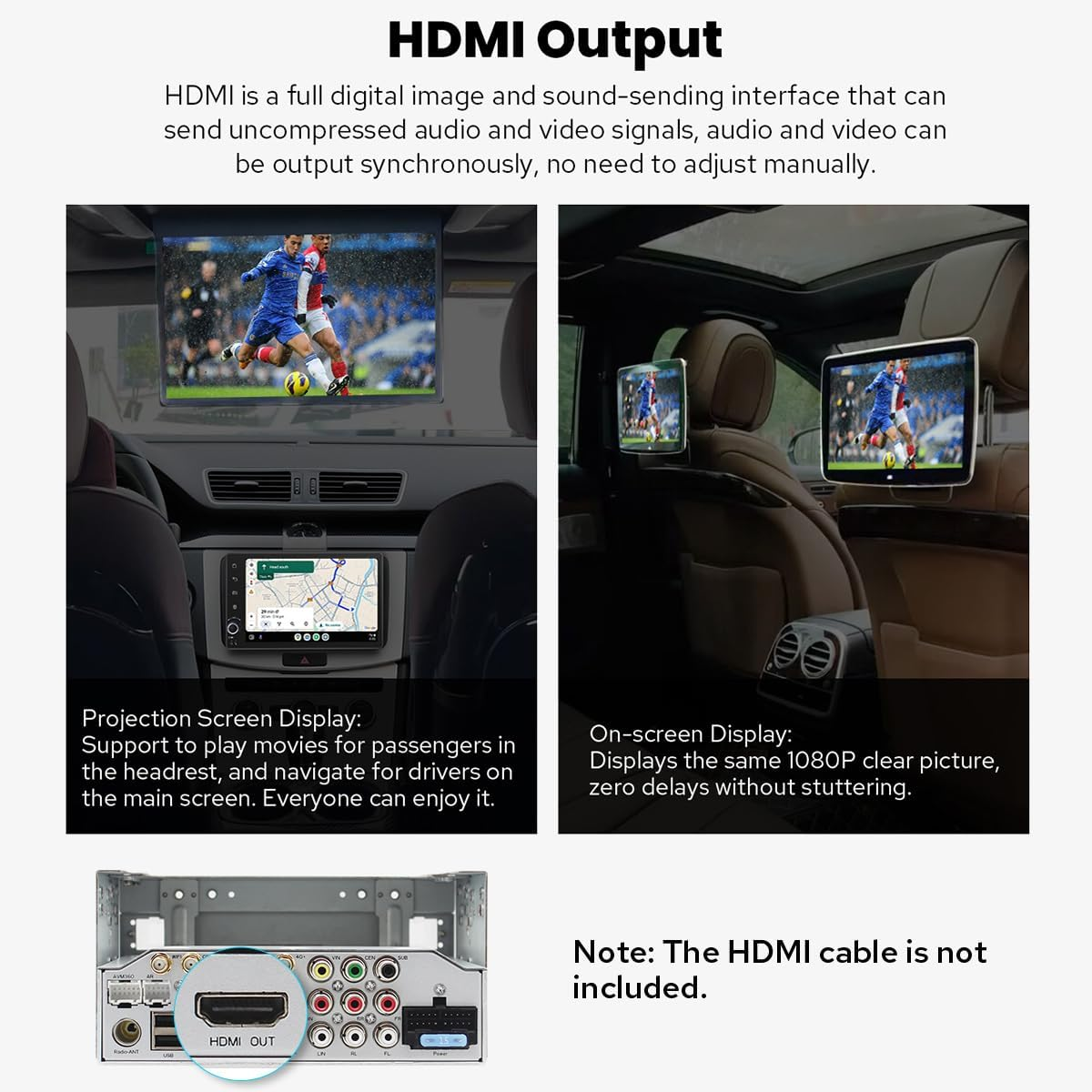 Joying 7 Inch Double Din Car Stereo Android 13 Radio, 4GB+64GB Car Audio Receivers with Carplay & Android Auto Bluetooth, Volume Knob, Mirror-Link, AM/FM, SWC, HDMI Output(Jy-Utd03N4-B) image number 3