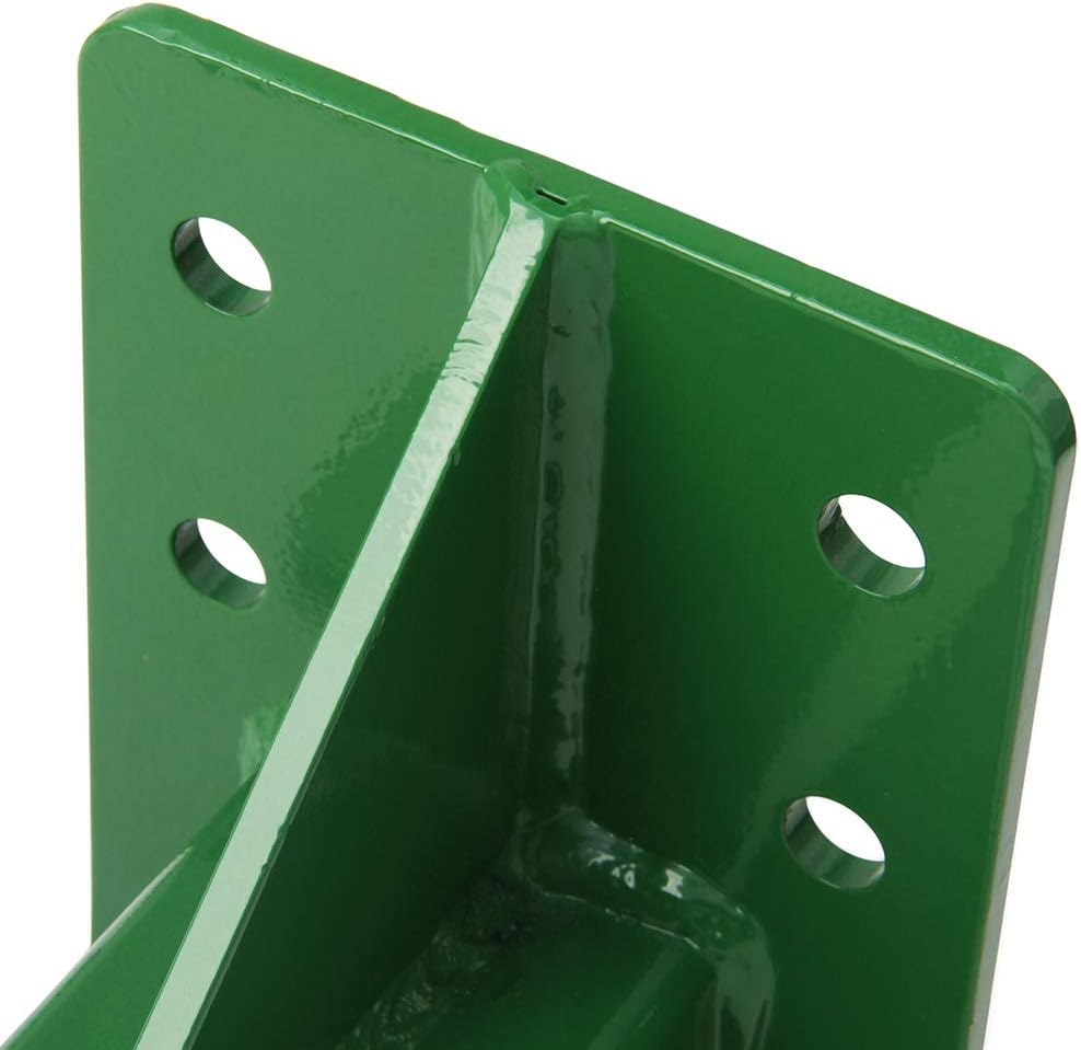 ELITEWILL Green Rear Trailer Hitch Receiver Fit for John Deere Gator 4X2 6X4 Old Style with Bolt image number 1