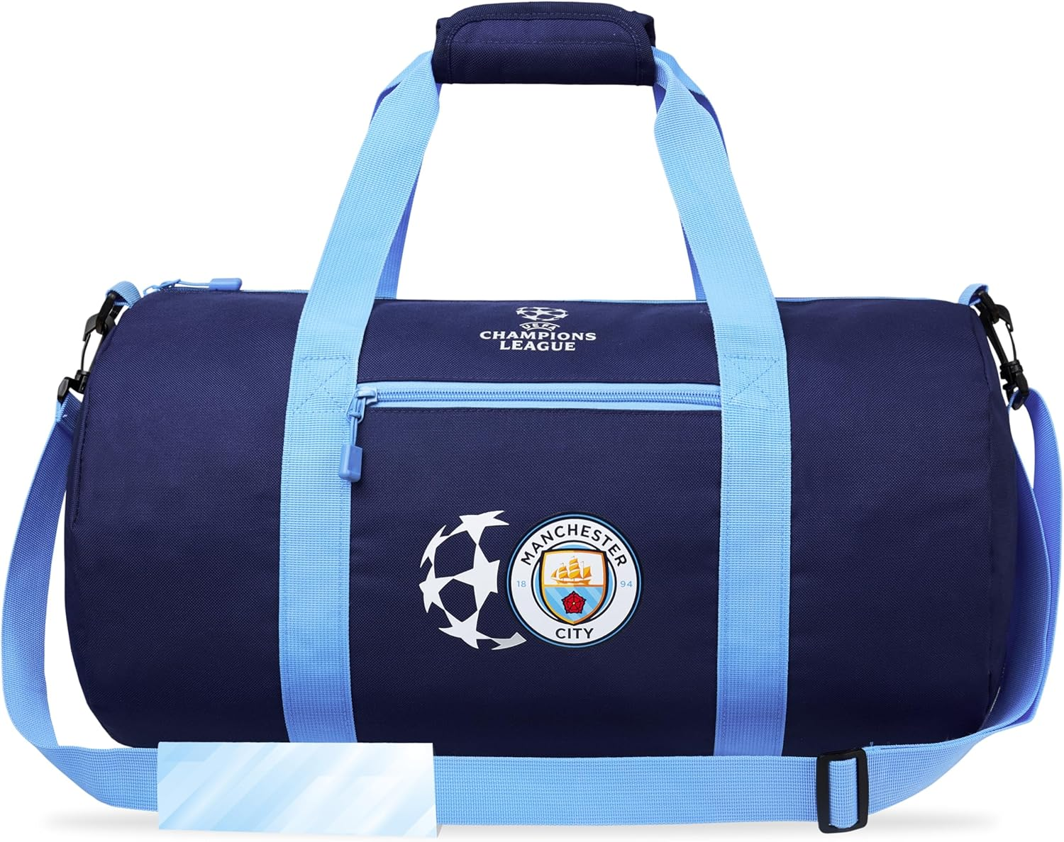 Manchester City F.C. Duffle Bag Sports Holdall for Men Teens Supporters' Gear Kids Large Gym Bag for Football PE Overnight Weekender image number 1
