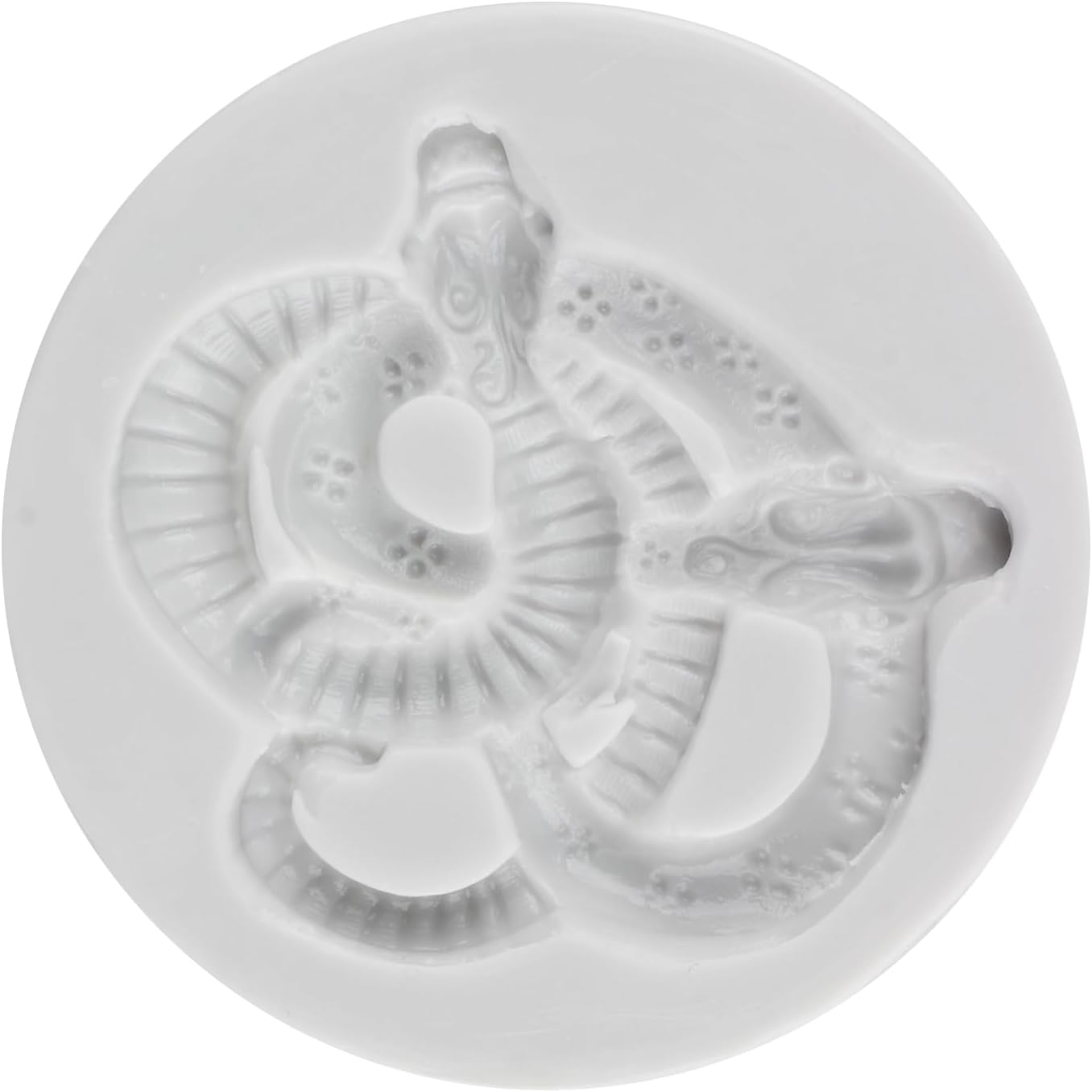 Snake Silicone Fondant Moulds Snake Chocolate Baking Mould Reptile Animal Mould for Sugarcraft Cake Decorating Cupcake Topper Rubber Paste Candy Polymer Clay image number 4