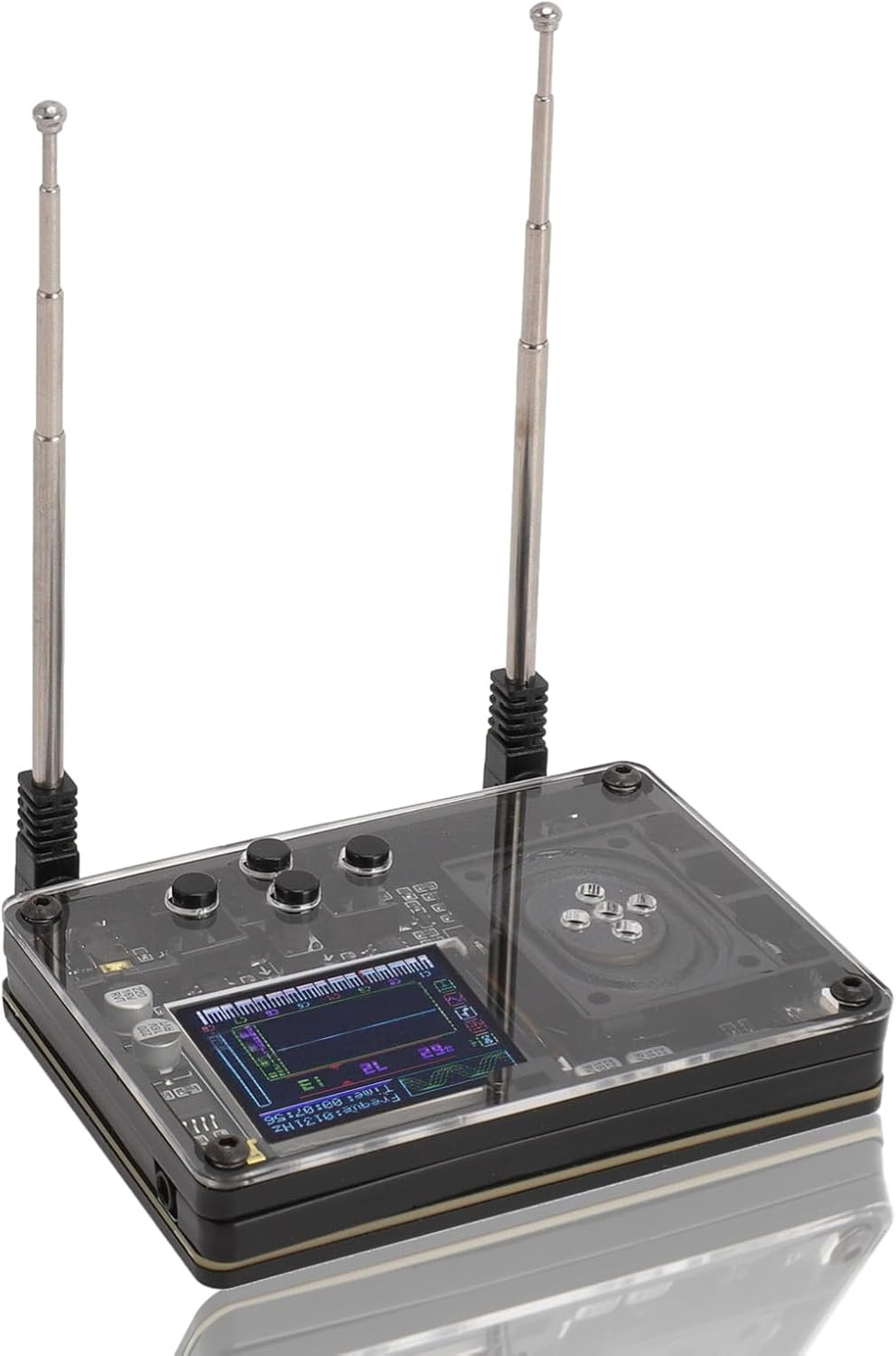 Mini Theremin Musical Electronic Instrument Type C Voices Theremin Vintage Musical Module Ingenious Electronic Instrument Multiple Adjustable Voices Creative Instrument,With Color Screen image number 2