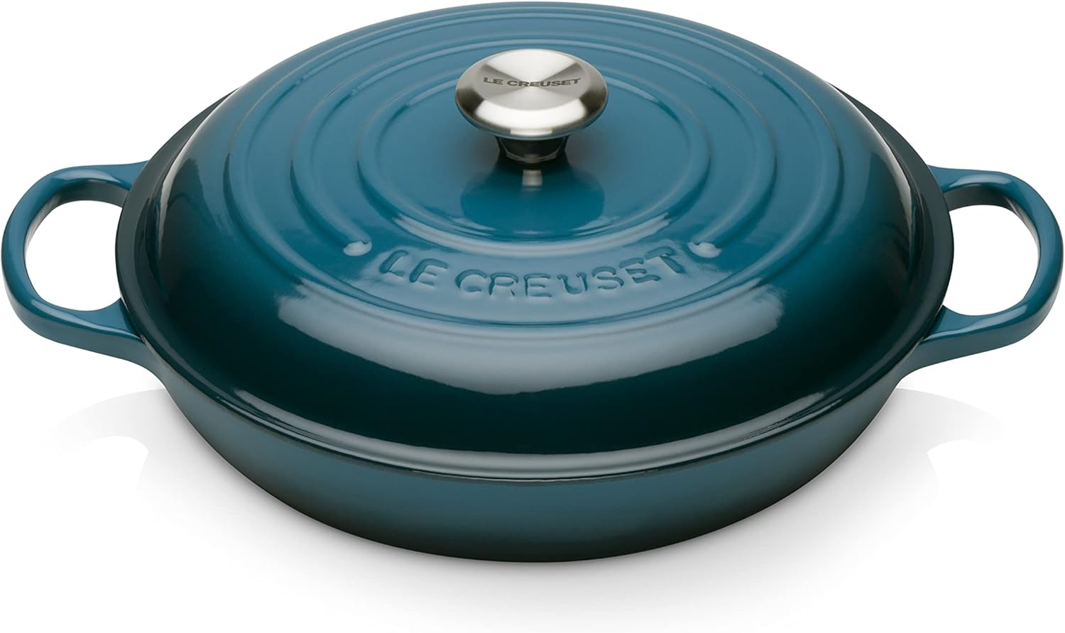 Le Creuset Signature Cast Iron Shallow Casserole, 26Cm, Bamboo, 21180264082430
