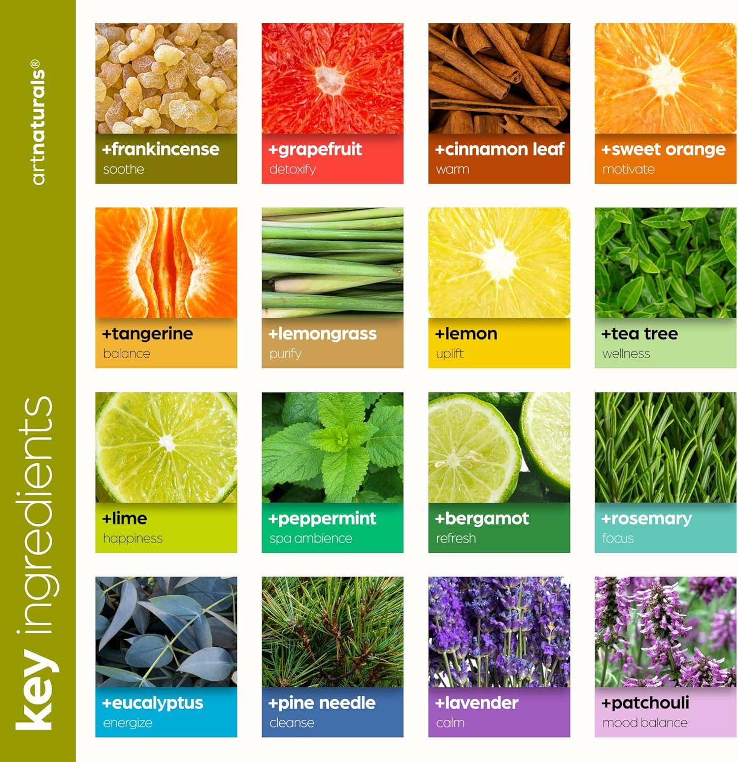 Artnaturals Aromatherapy Essential Oil Set - (16 X 10Ml Bottles) - 100% Pure of the Highest Therapeutic Grade Quality - Premium Gift Set &ndash; Lavender, Peppermint, Tea Tree, Eucalyptus image number 1