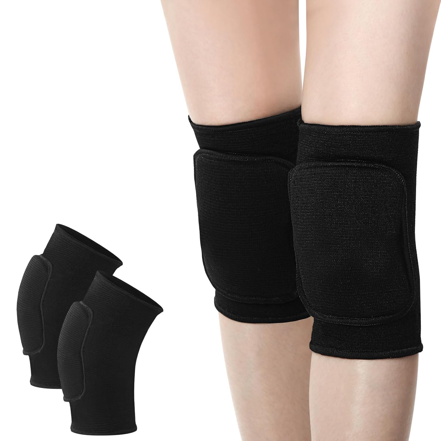 Soft and Breathable Knee Pads for Volleyball, Dancing, Football, Yoga, Basketball, and Skating - Protective Knee Pads for Adults and Kids image number 5