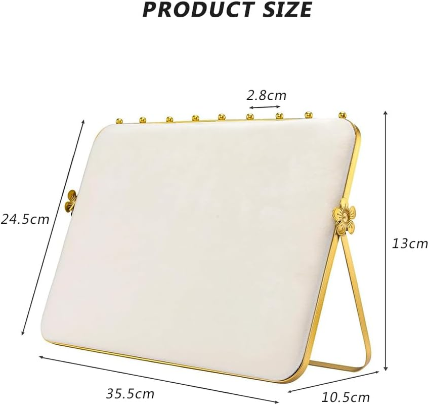 HYAVIA Metal Necklace Display Stand with Velvet &ndash; Large Jewelry Holder Organizer for Home, Shop, Craft Shows, Exhibitions, Vendors, or Selling Necklaces, Foldable & Elegant image number 1