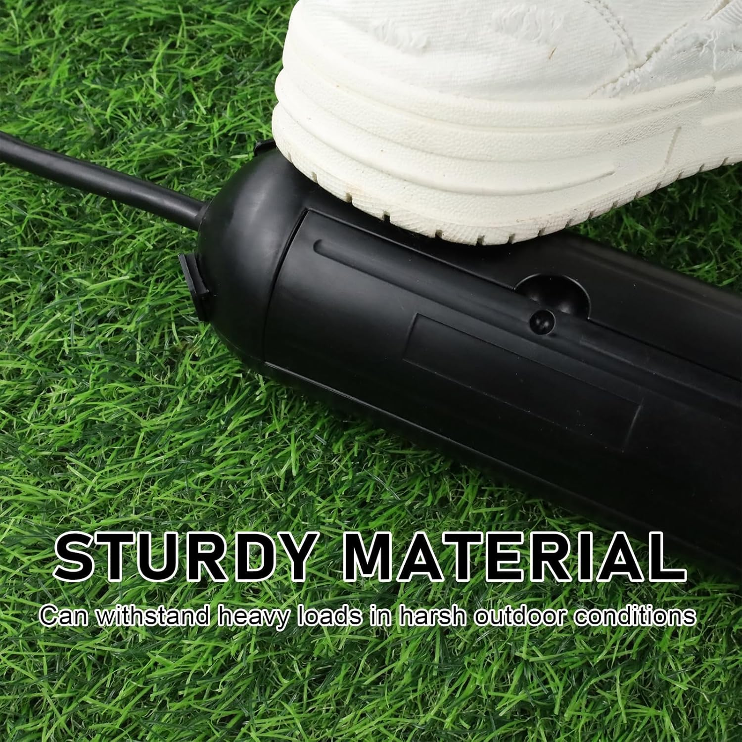 EP 3 Pack Extension Cord Safety Cover - Indoor Outdoor Waterproof Seal Housing for AWG 12/14/16 Cords - Protect Holiday String Lights, Plugs, and Wires - Black image number 2