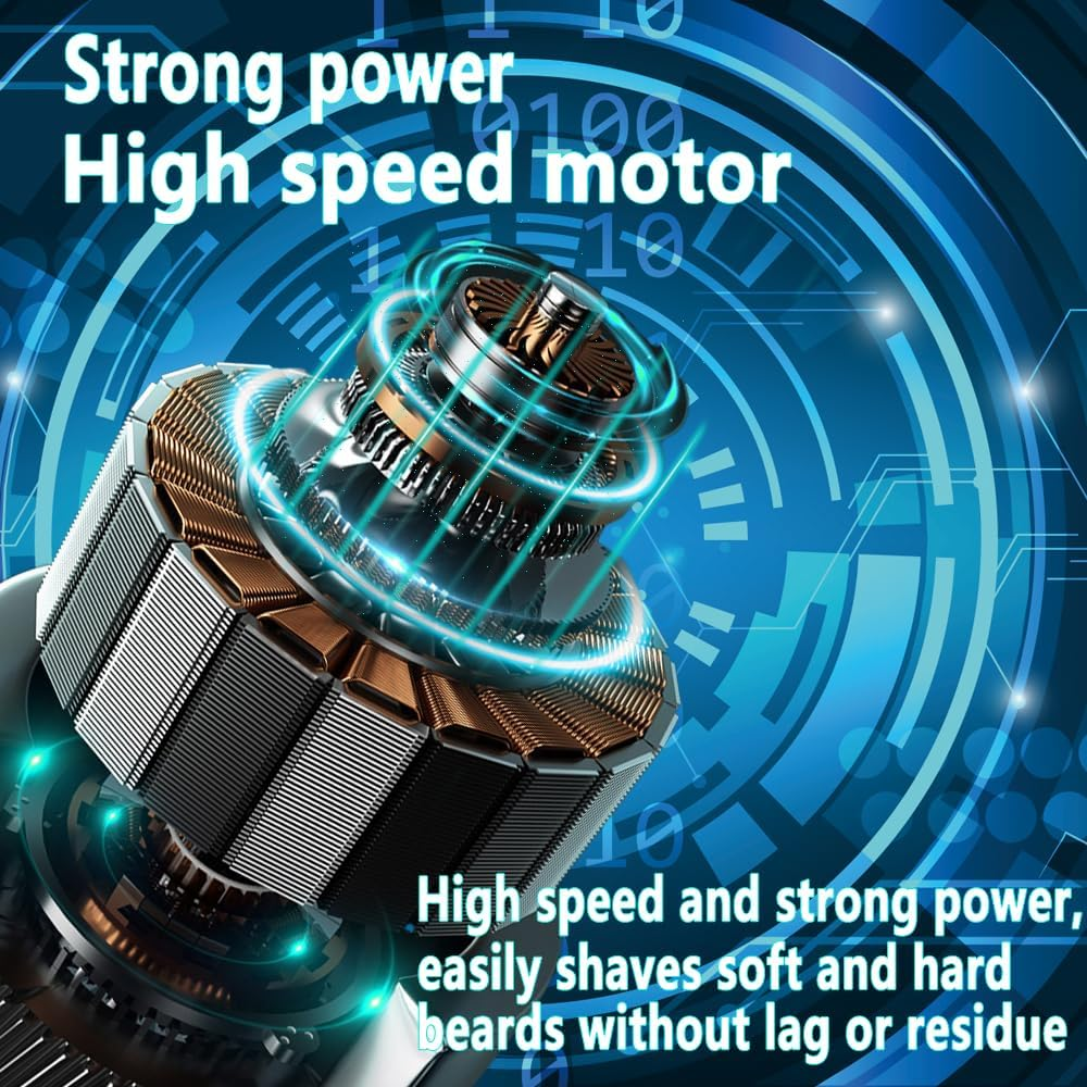 Mens Travel Mini Portable Electric Shaver,Usb Charging Men Razor,Upgraded Version with Digital Battery Display,Compact and Portable, Suitable for Office, Business, and Travel Use, Making Confident Smiles Everywhere image number 2