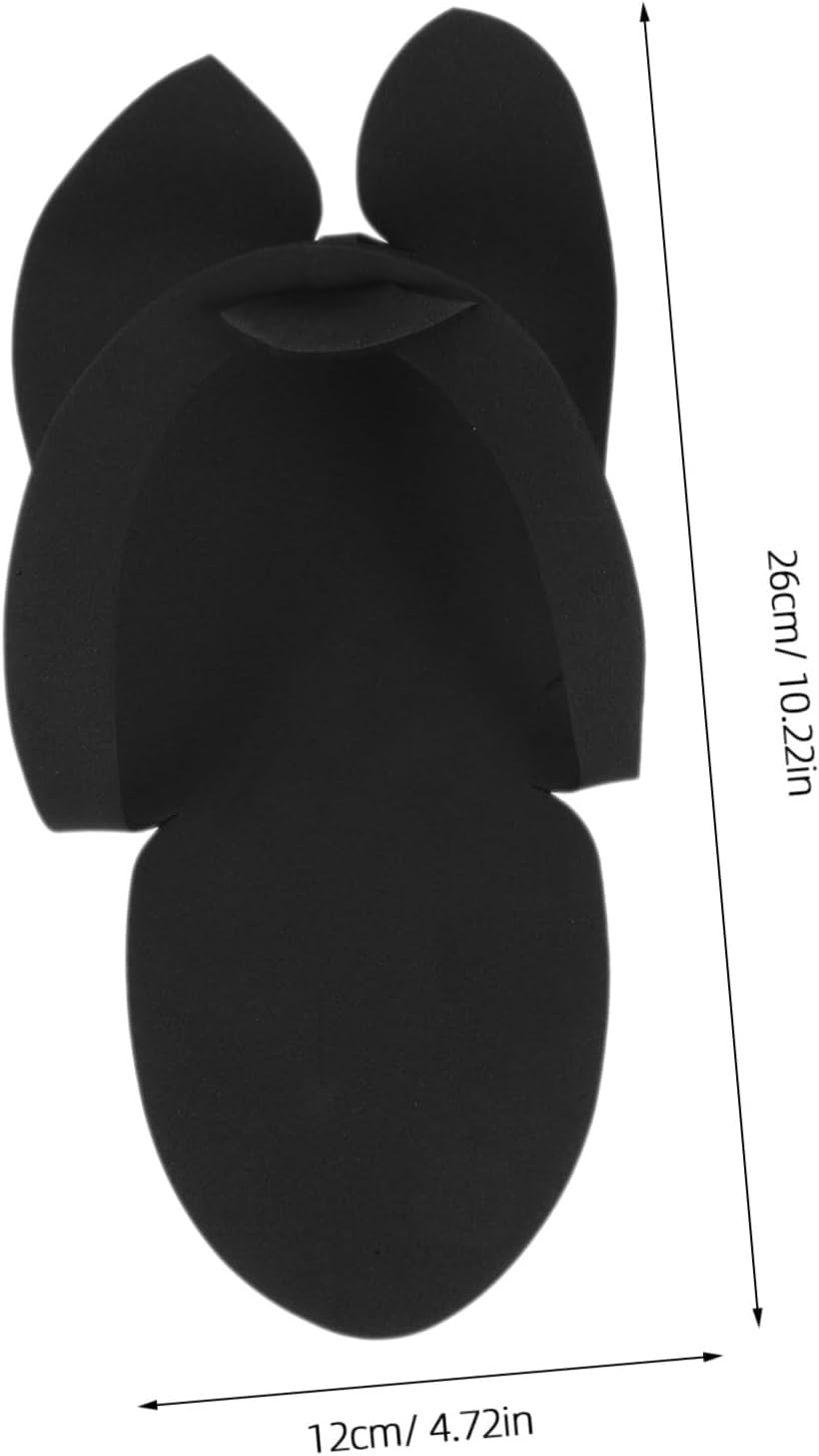 SHERCHPRY 48 Pairs Disposable EVA Pedicure Slippers Design for Spa and Salon Use Women Guest Slippers Soft Supple Material Convenient for Home and Travel image number 6