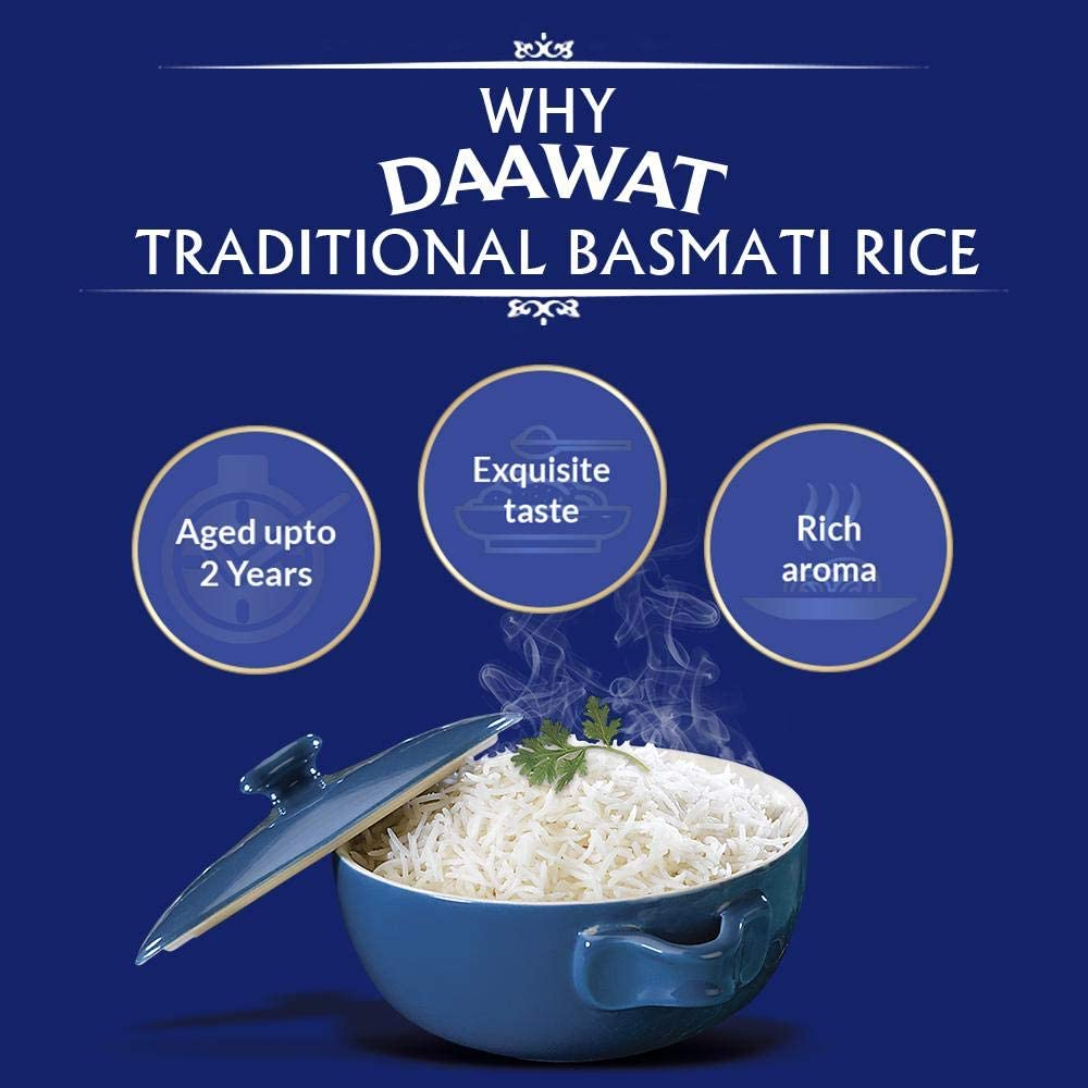 Daawat Select Traditional Basmati Rice, 1 Kg (A1B318) image number 3