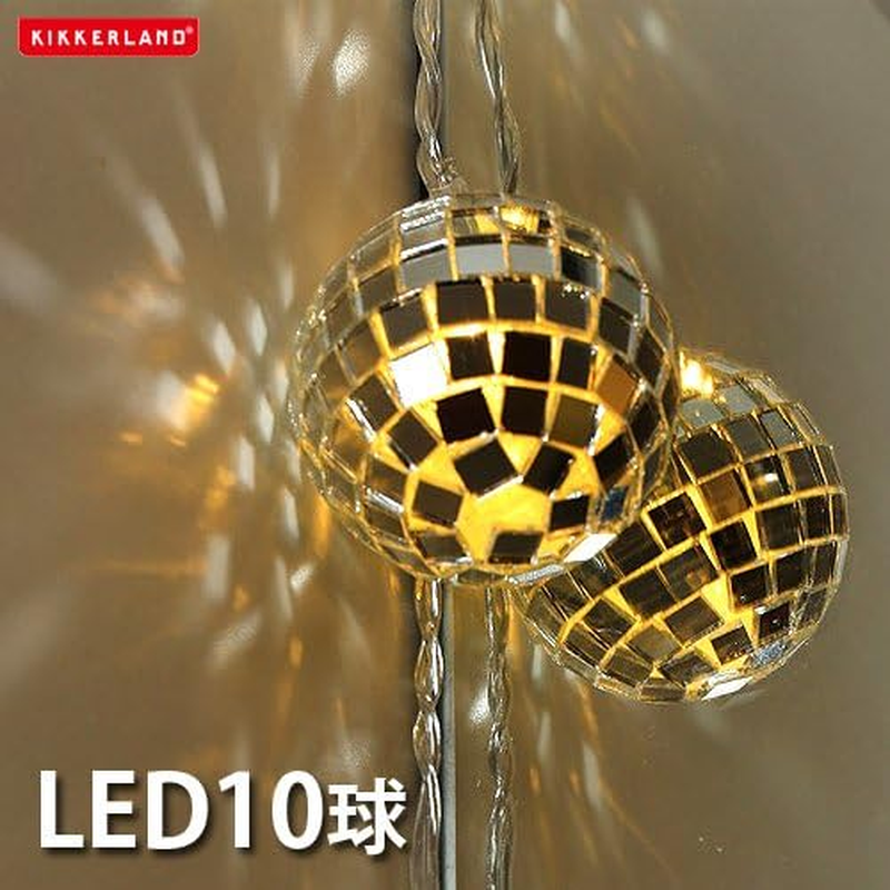 KIKKERLAND Disco Ball String Lights, 1 Piece image number 6