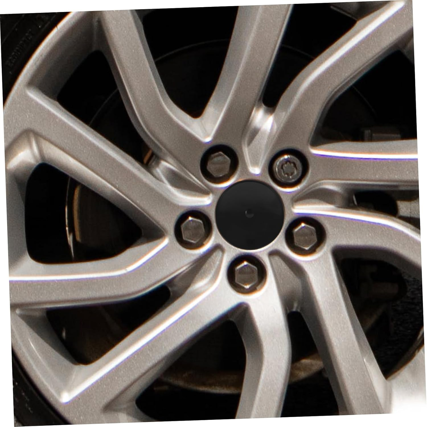 Vaguelly 4Pcs Car Wheel Hub Caps Replacement Automotive Tire Hub Covers for Vehicle Tyre Accessories image number 2