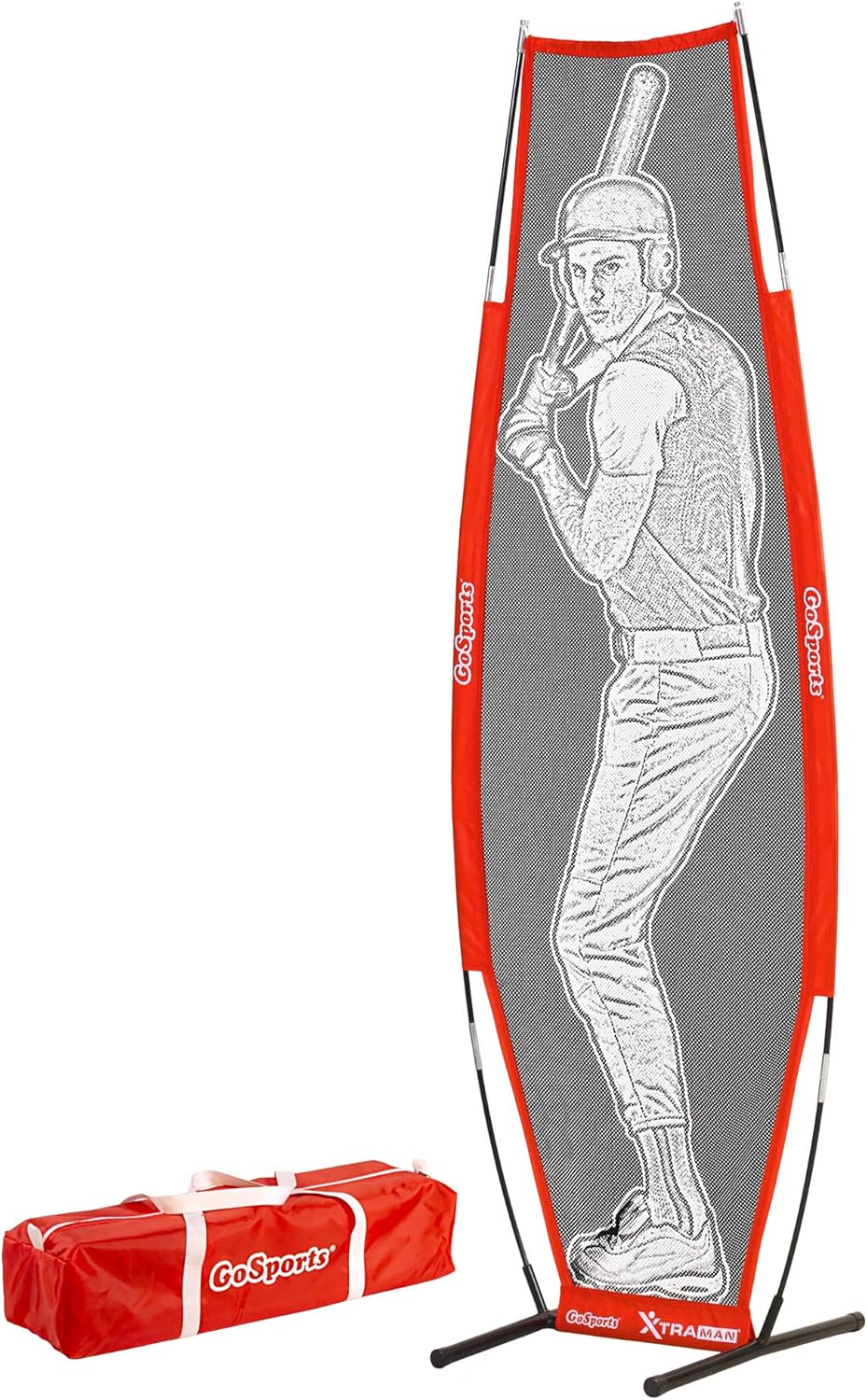 Gosports Baseball & Softball Xtraman Dummy Batter Pitching Training Mannequin - Practice Pitching Aid for Improved Accuracy and Safety image number 5