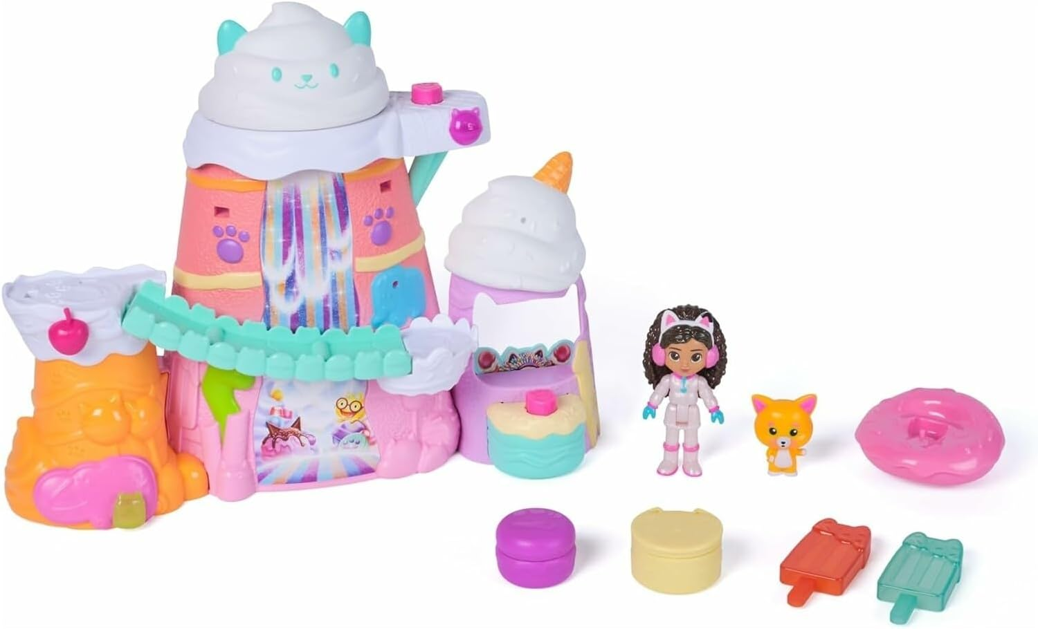 Gabby'S Dollhouse: the Movie, Gabby'S Sweet Treat Mountain Playset, 12-Piece Set with Figures and Accessories, Kids Toys for Girls and Boys Ages 3 and Up image number 4