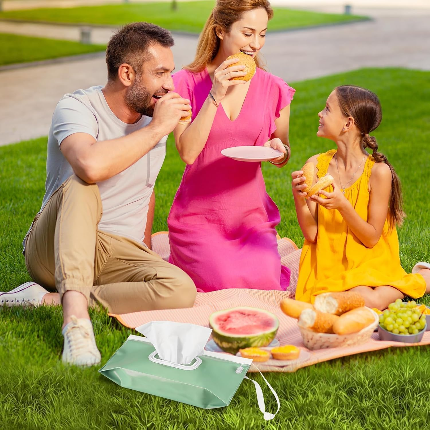 4Pcs Wet Wipe Pouch Dispenser,Portable Refillable Wipe Holder Container,Reusable Travel Wet Wipes Pouch,Travel Wet Wipe Pouch,Refillable Wipes Container for Travel image number 6