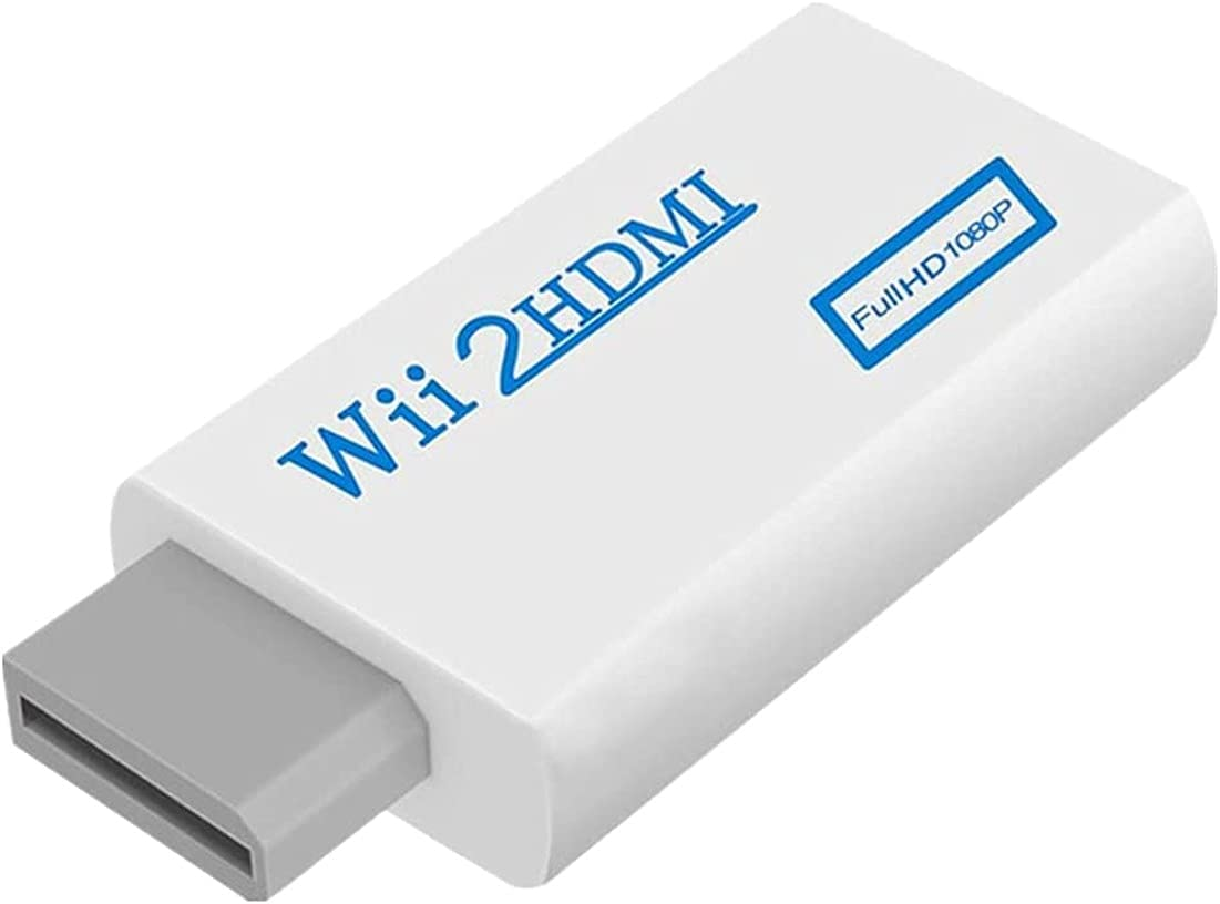 Wii to HDMI Converter 1080P 720P , SZJUNXIAO Wii HDMI Adapter Connector Output Video & 3.5Mm Audio - Compatible with Nintendo Wii, Wii U, HDTV, Supports All Wii Display Modes