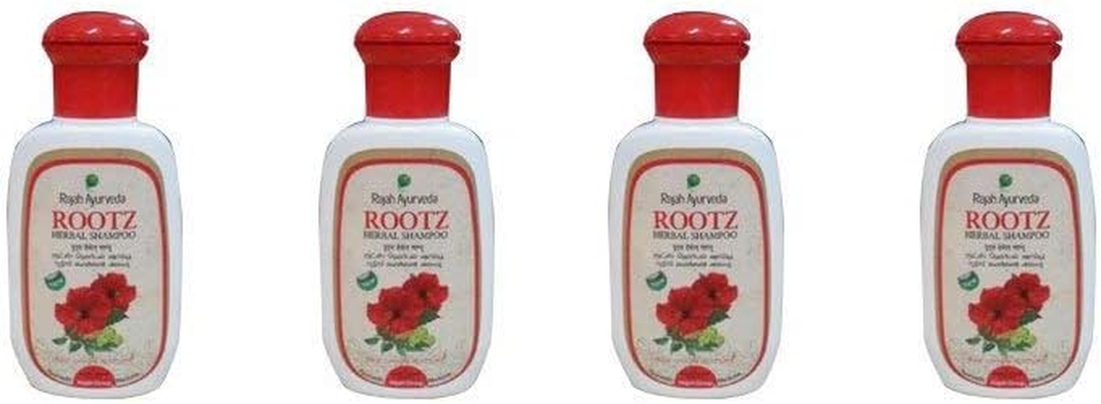 4 X Rootz Herbal Shampoo by Rajah Ayurveda - 100Ml