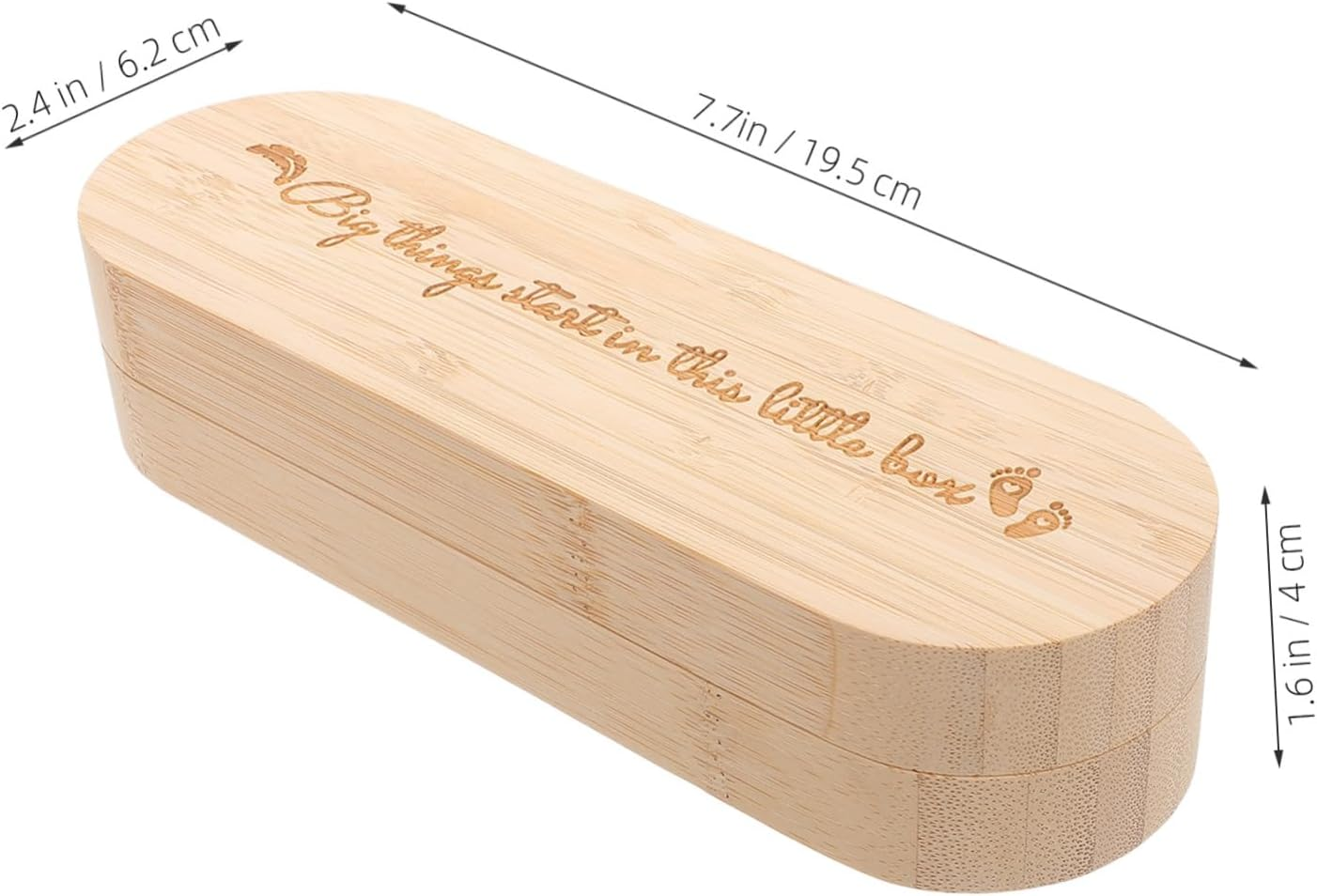 Wooden Pregnancy Test Announce Box Digital Test Kit Keepsake Chest for Expecting Couples image number 6