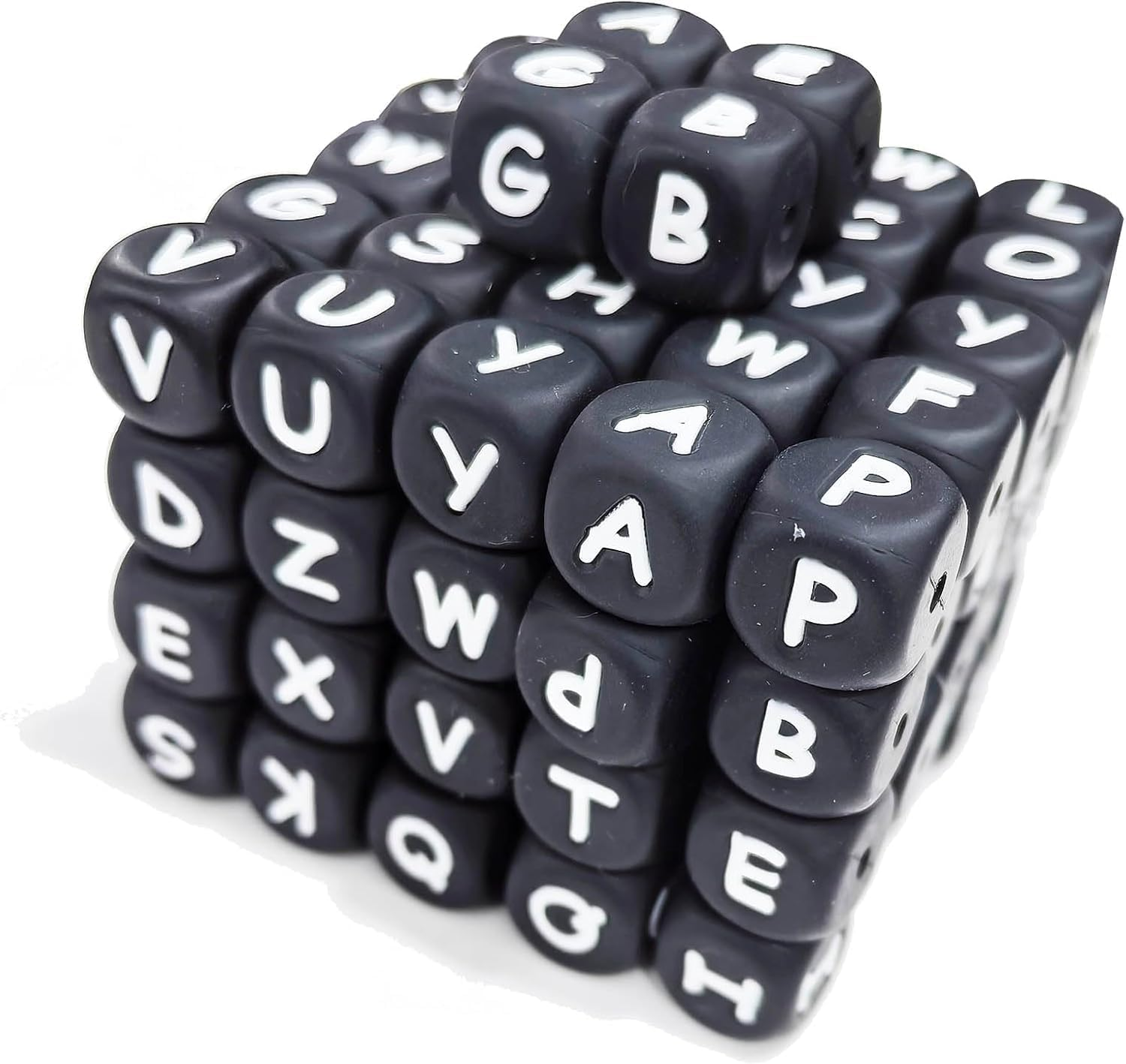 100 Pieces Silicone Beads, Betterjonny 10 Colors Loose Beads with Storage Box 15Mm Cow Leopard Print round Beads for Necklace Bracelet DIY Crafts