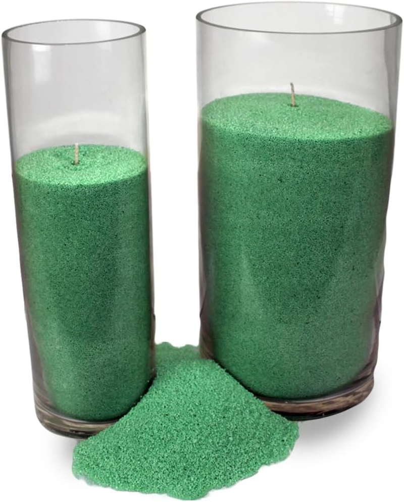 PARTY BESTBUY Pearl Candle Wax,2.2Lb Colorful Wax,Crystal Natural Refillable Powder Sand Candles, Granules Self Melting Beaded Wax Sand for Home Decor,Powder Candle with 10Wicks,Diy Candle (Purple)