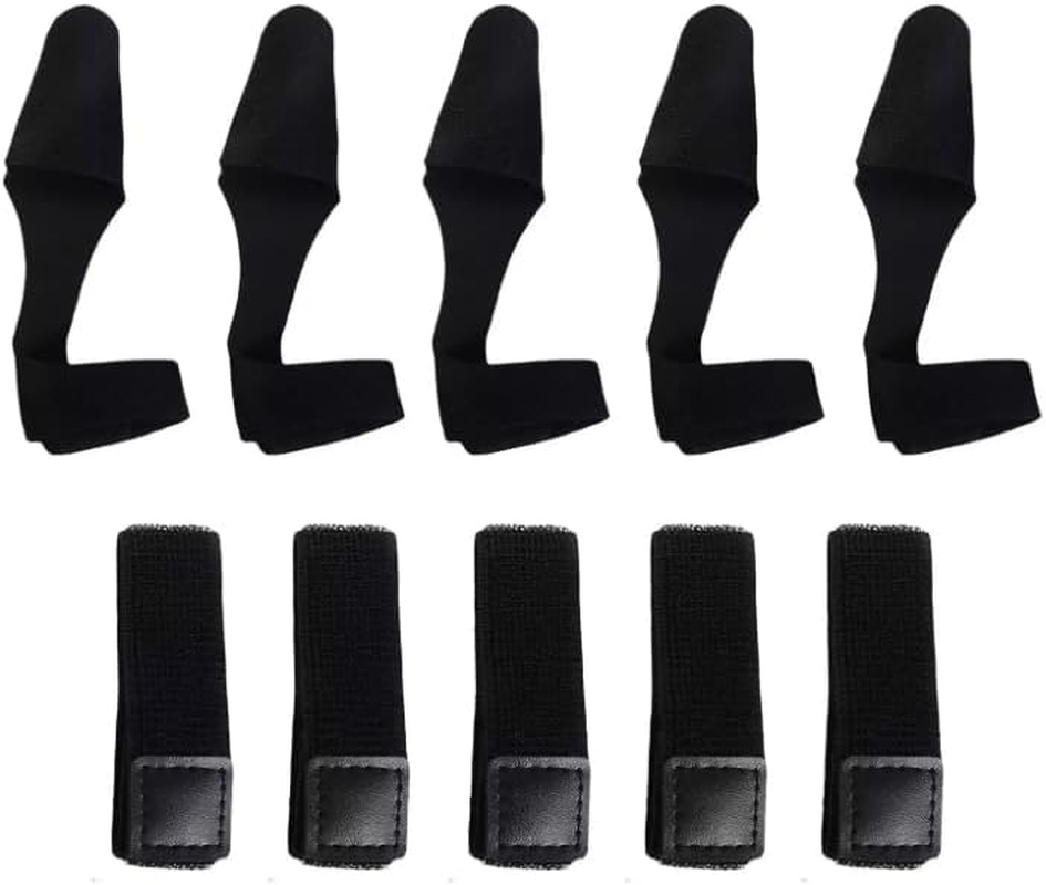 Baitcasting Rod Fastener Straps Tip Covers Protect Your Fishing Pole, 10Pcs Non-Slip Fishing Rod Holder Straps and Pole Cap Set, Baitcasting Rod Straps Tip Covers Elastic Fishing Rod End Caps image number 6