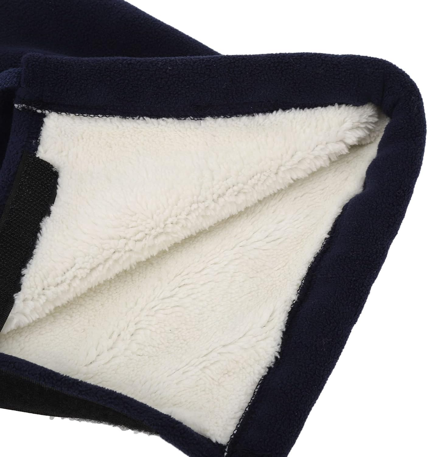 Cast Toe Cover Sock, 1Pcs Leg Cast Cover for Men Women, Outer Fleece Inner Plush Keep Warm Black Cast Sock Works Great with Most Plaster Casts, Cast Shoes, Booties, Open Toe Cast image number 5