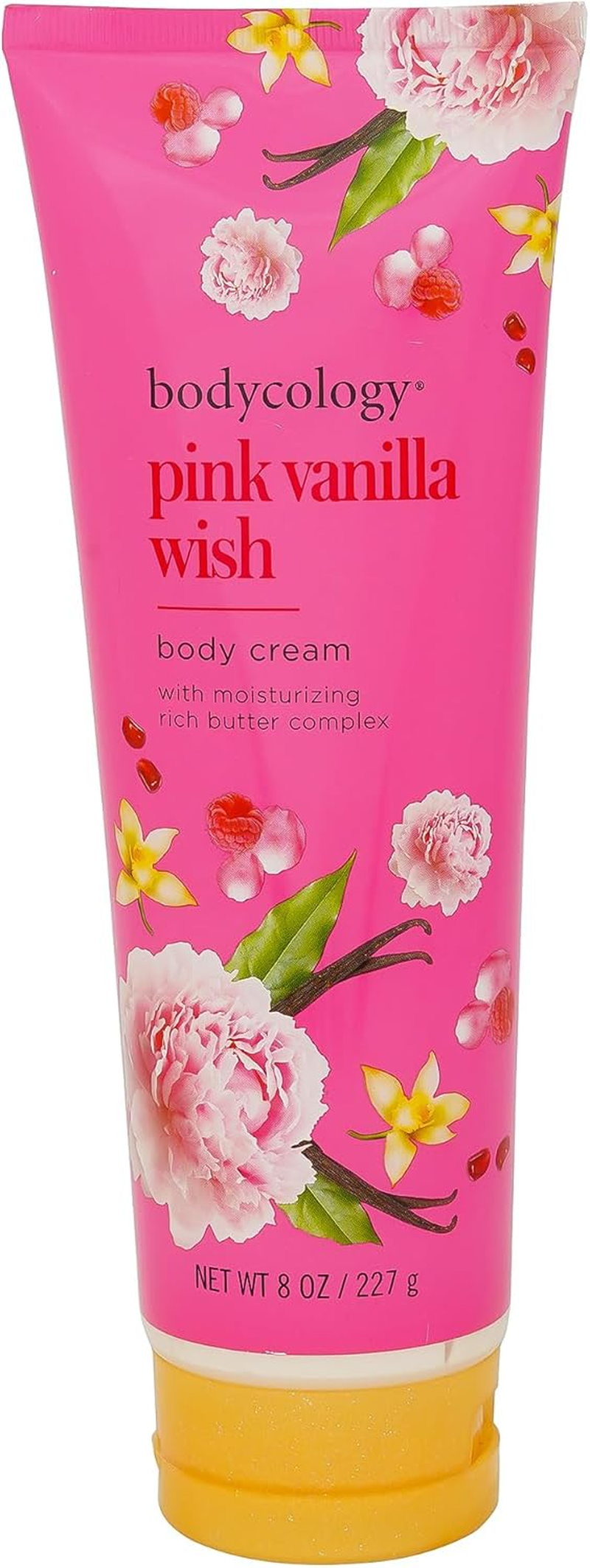 Bodycology Pink Vanilla Wish for Women 8 Oz Body Cream image number 3