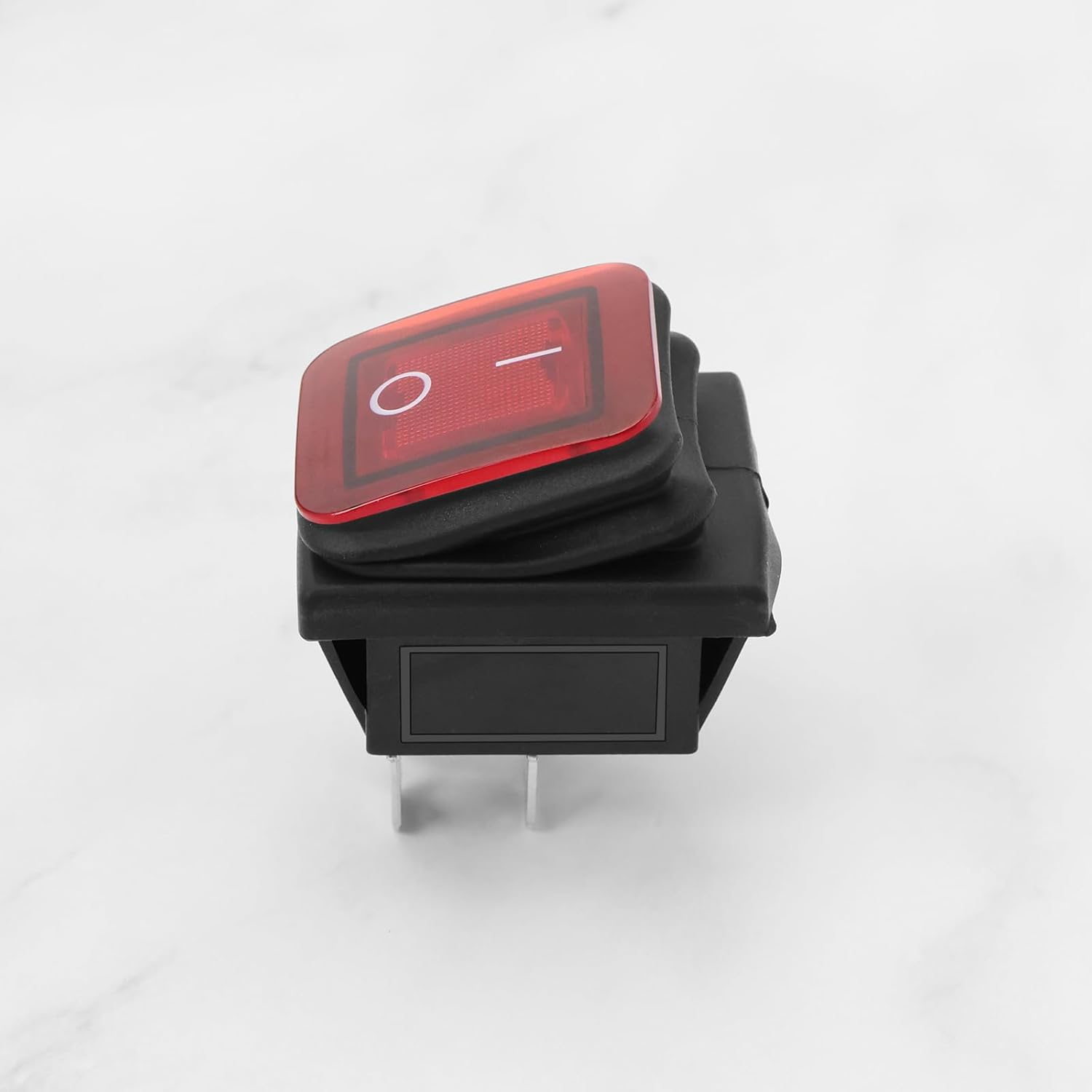 SING F LTD 4 Pcs Waterproof Rocker Toggle Switch 4 Pin 2 Position 16A 250V 20A 125V Red LED Light Indicator On/Off Lamp Rocker Switch for Car Truck Boat Motorhome image number 6