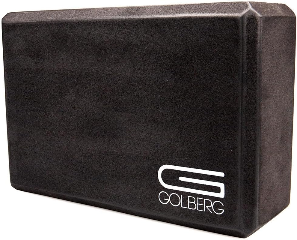 Golberg Foam Yoga Block &ndash; for Fitness, High Intensity Support and Improving Strength or Flexibility Pink/Green/Dark Green/Purple/Blue &ndash; 1/2/4 Pack