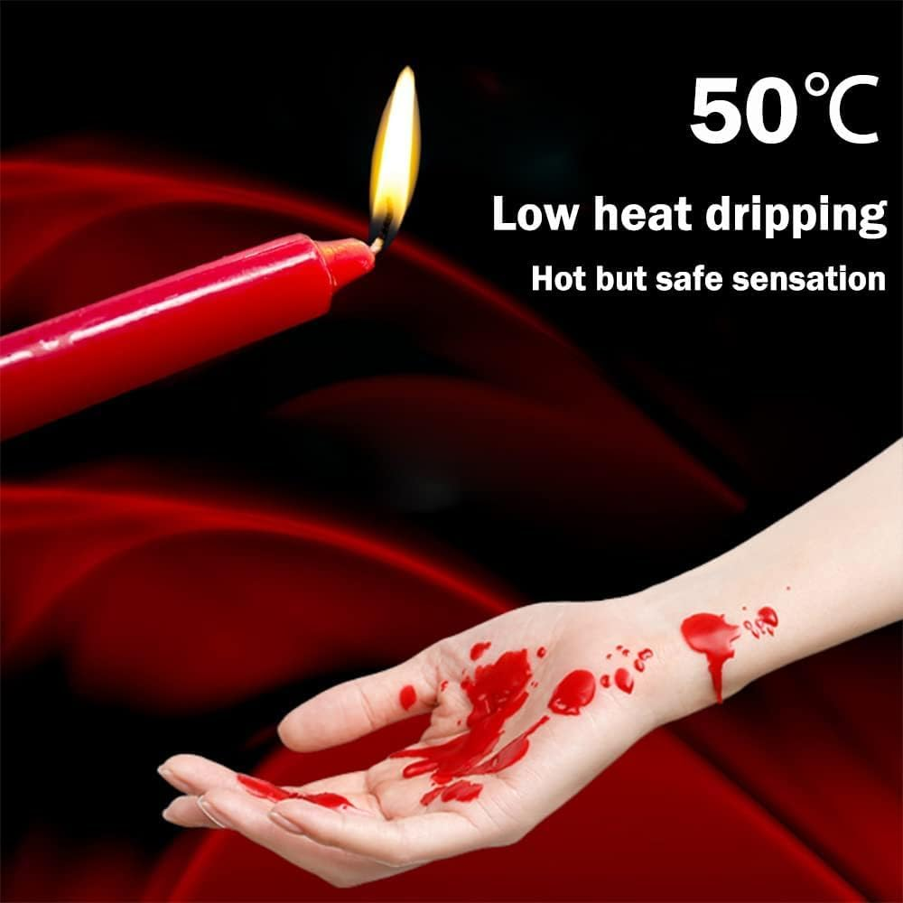 Low Temperature Candles Low Heat Candle Romantic Wax Play Candles for Lovers Couples Wedding image number 4