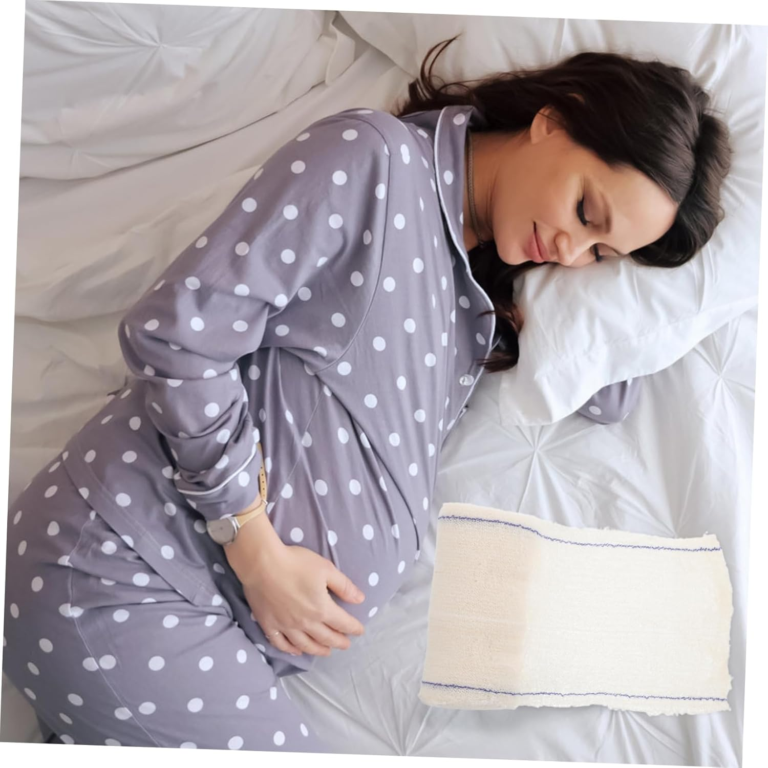 Gatuida Postpartum Abdominal Support Band Adjustable Belly Wrap for Women Chest Abdomen Binder for Improved Posture after Pregnancy