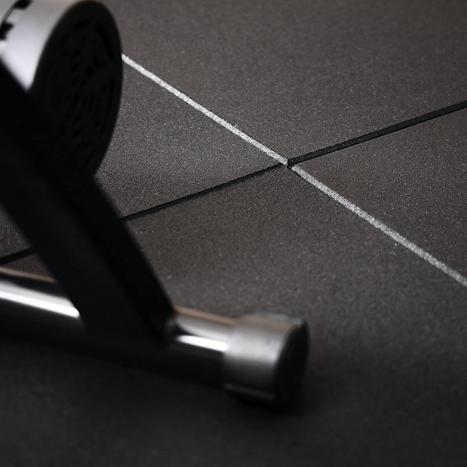 Gym Mat Flooring - Heavy Duty Rubber Mat for Gym Exercise - Premium Slip-Resistant, Shock Absorbent, Solid Rubber Matting for Gymnastic, Sports & Fitness - 1M X 1M with 15MM Thickness image number 6