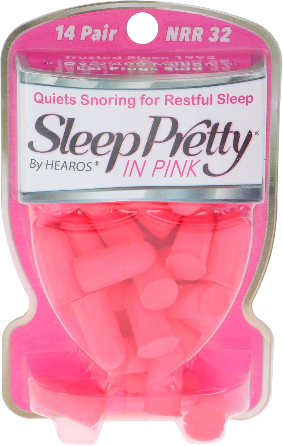 HEAROS Sleep Pretty in Pink Ear Plugs for Sleeping image number 1