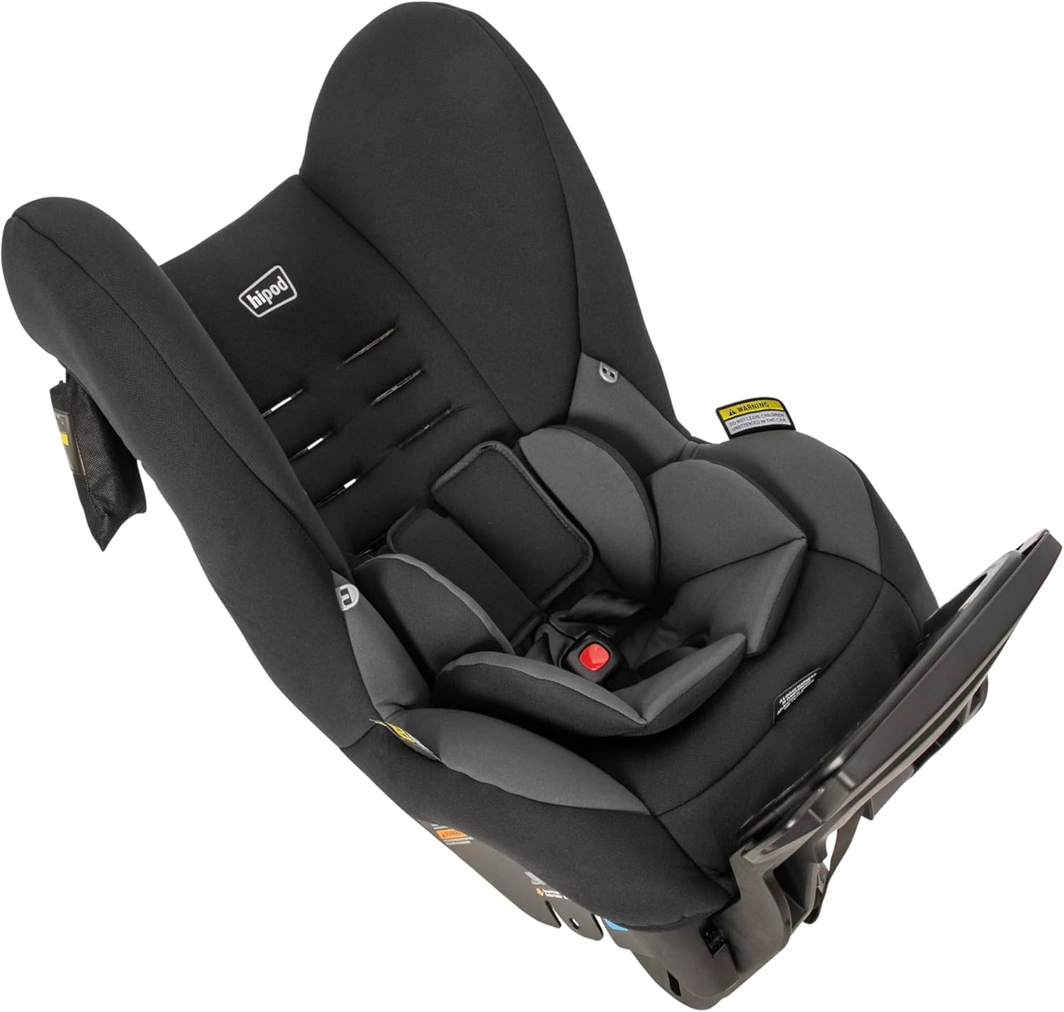 Hipod Roma Convertible Car Seat, Rearward Facing (Birth &ndash; 12 Months) Forward Facing (12 Months &ndash; 4 Years), Baby Child Car Seat, Machine Washable Cover, Seat Belt Installation, Black, (4720) image number 3