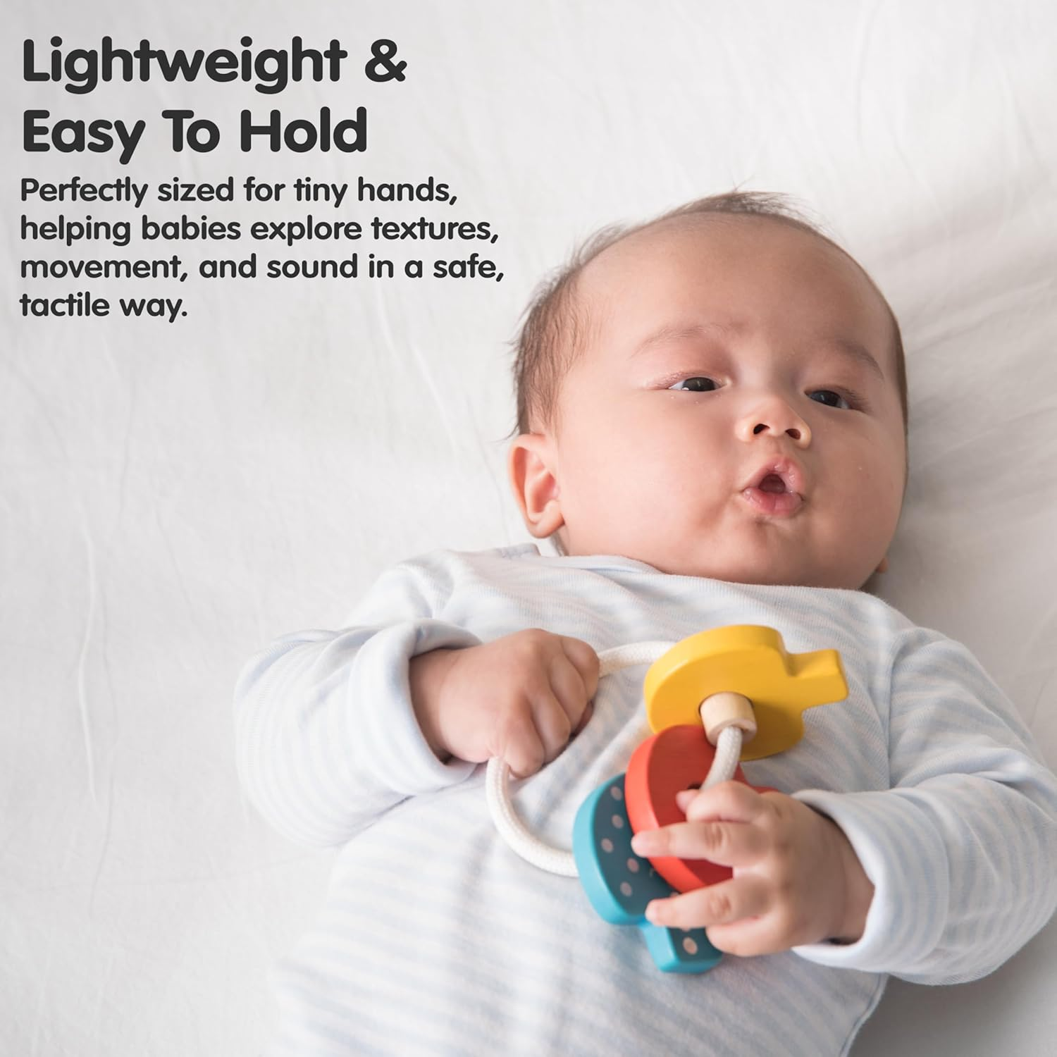 Plantoys - Baby Key Rattle image number 6