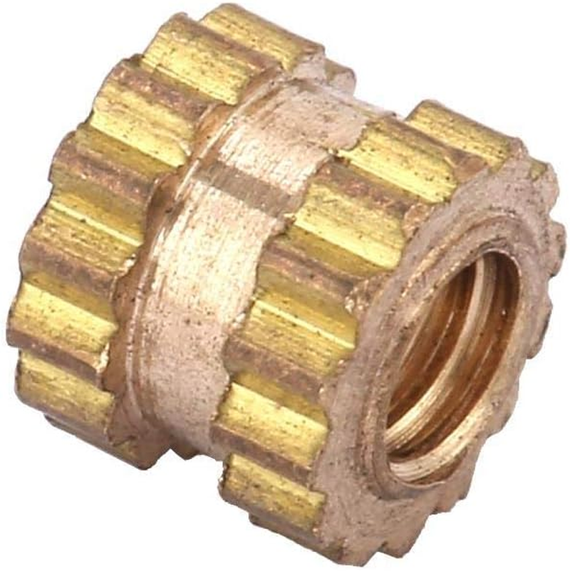 Cylinder Knurled Threaded, 100Pcs Lightweight Insert Embedment Nut, Heat-Resistant M2 For(M2*4 * 3.5 (100Pcs)) image number 2