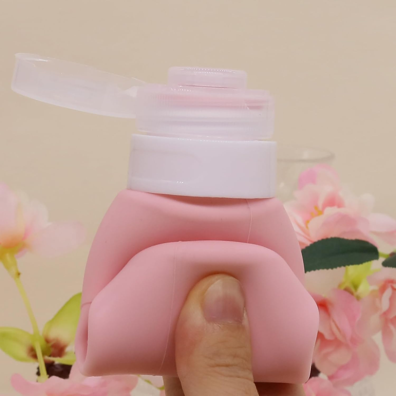 100Ml Silicone Travel Bottles for Toiletries, 4 Pack Leak Proof Refillable Squeezable Containers with Clear Zipper Bag and Labels, Portable Travel Essentials 3Oz for Shampoo Conditioner