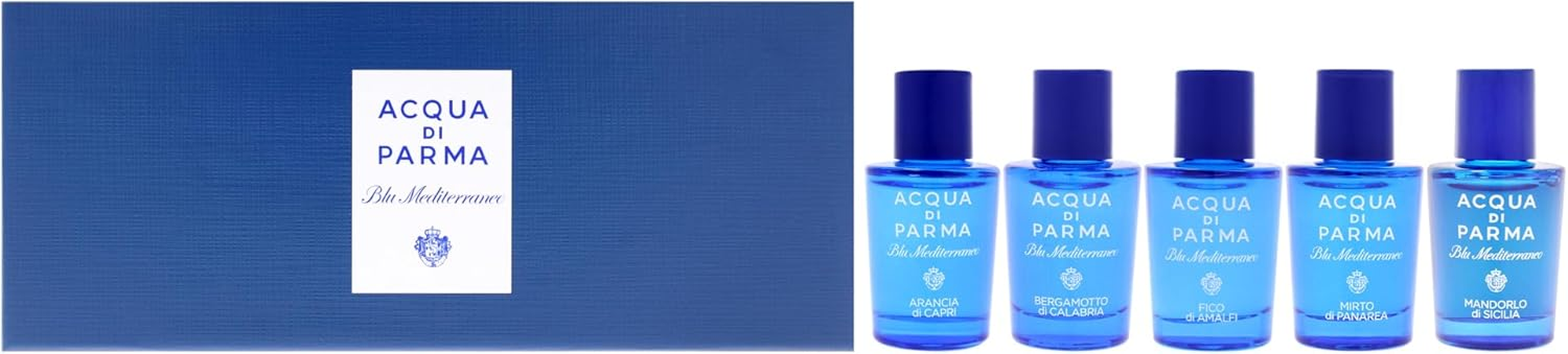 Acqua Di Parma Blu Mediterraneo Mini Eau De Toilette Set 5 X 0.16Oz/5Ml image number 1