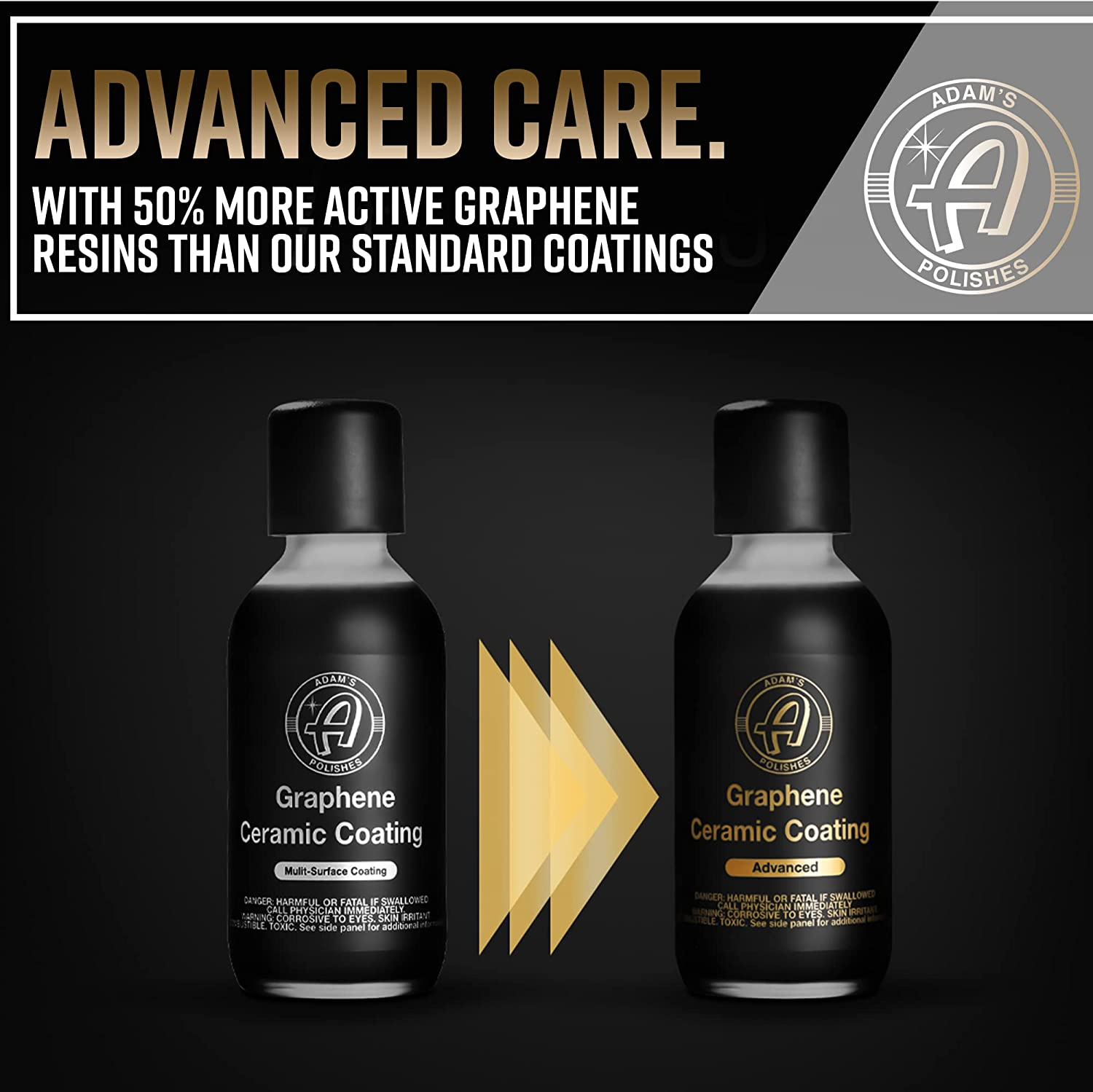 Adam'S Advanced Graphene Ceramic Coating (Complete Kit) - 10H Graphene Coating for Auto Detailing, 9+ Years of Car Protection & Patented UV Technology image number 2